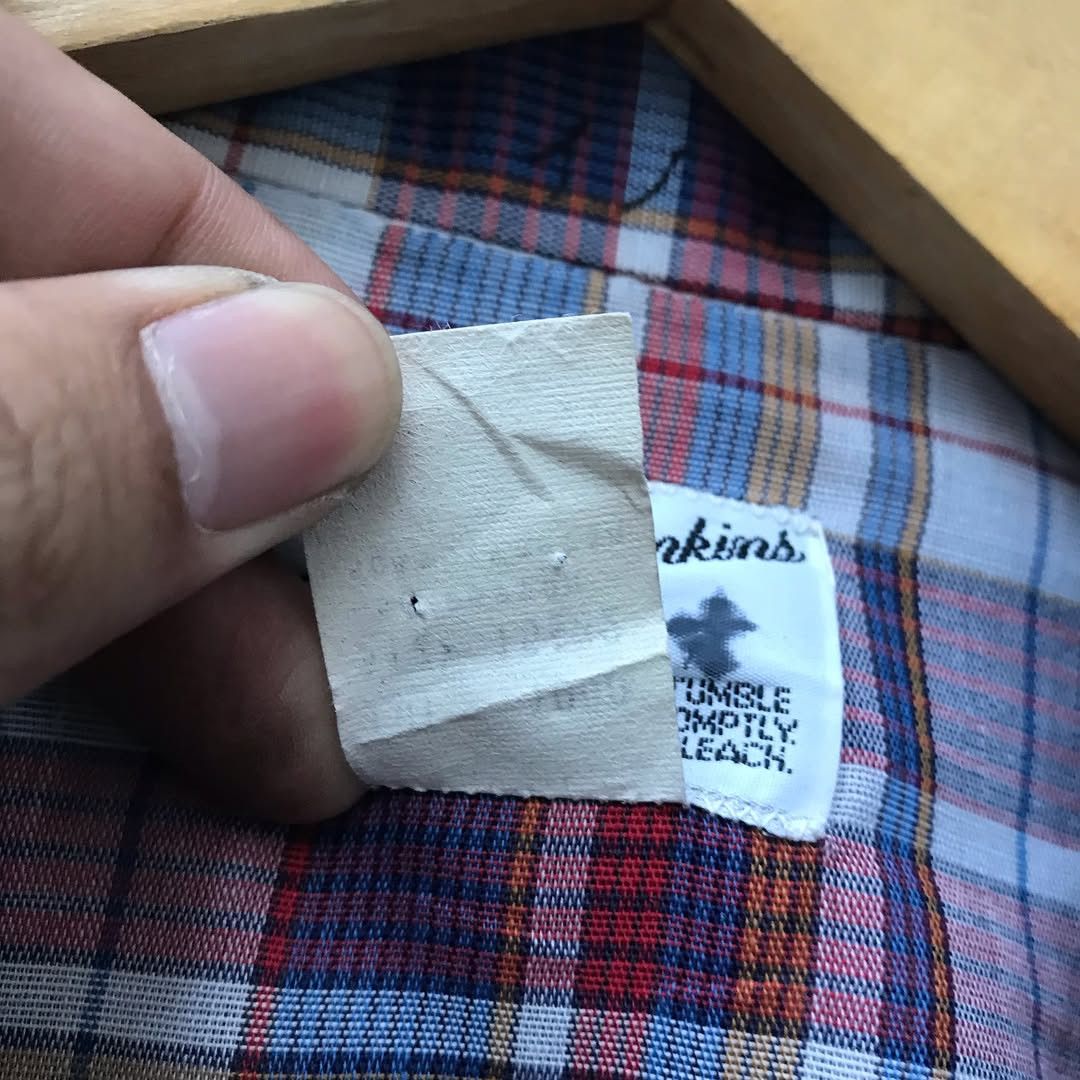 Cowboy Equipment × Vintage × Western Mountaineering Dickson Jenkins Western Cowboy shirt Men small Blue Orange Size US L / EU 52-54 / 3 - 12 Thumbnail