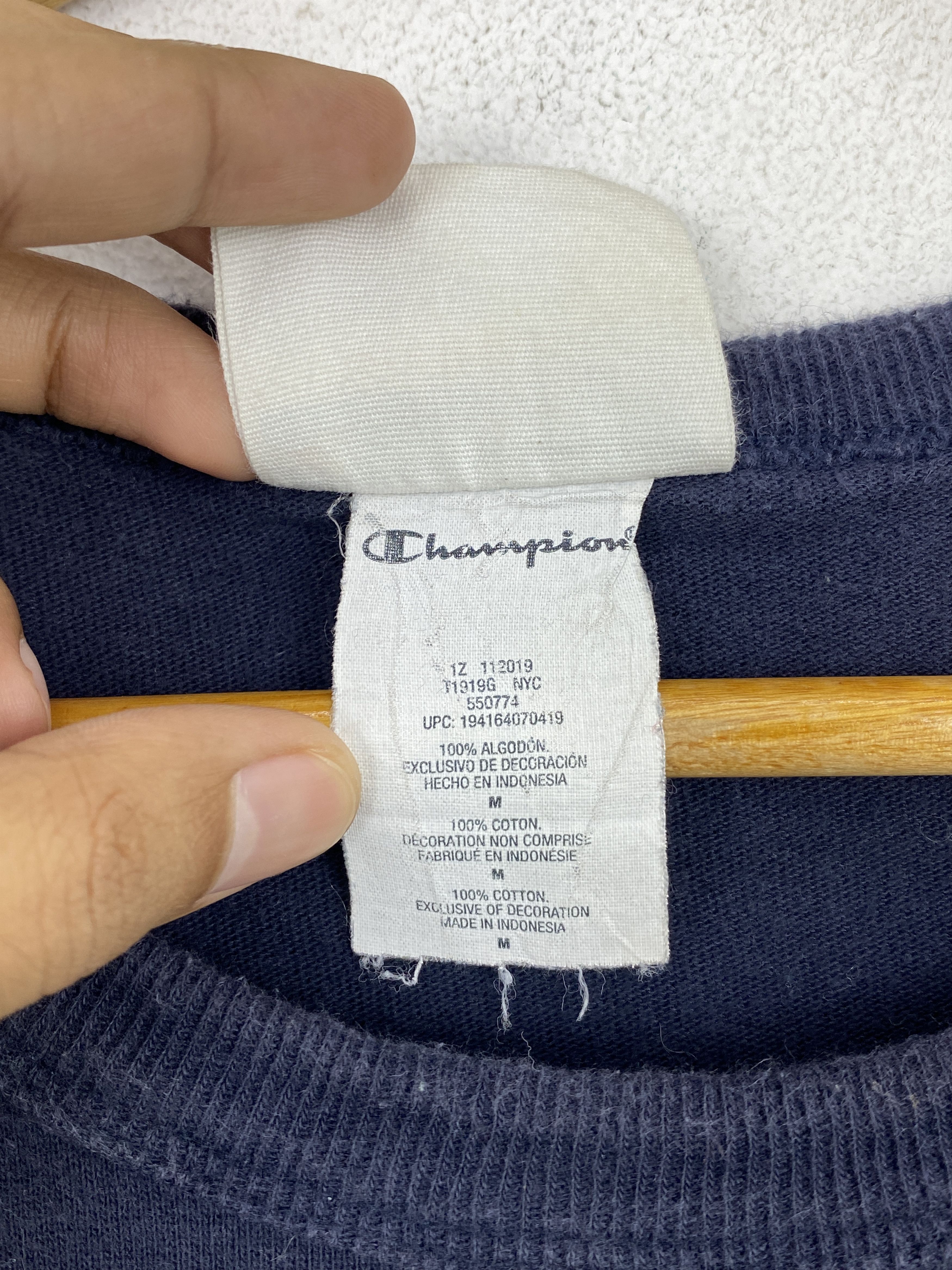 Champion × Vintage Vintage Champion Spell Out Emboridery Shirt TA0548 Size US M / EU 48-50 / 2 - 5 Thumbnail