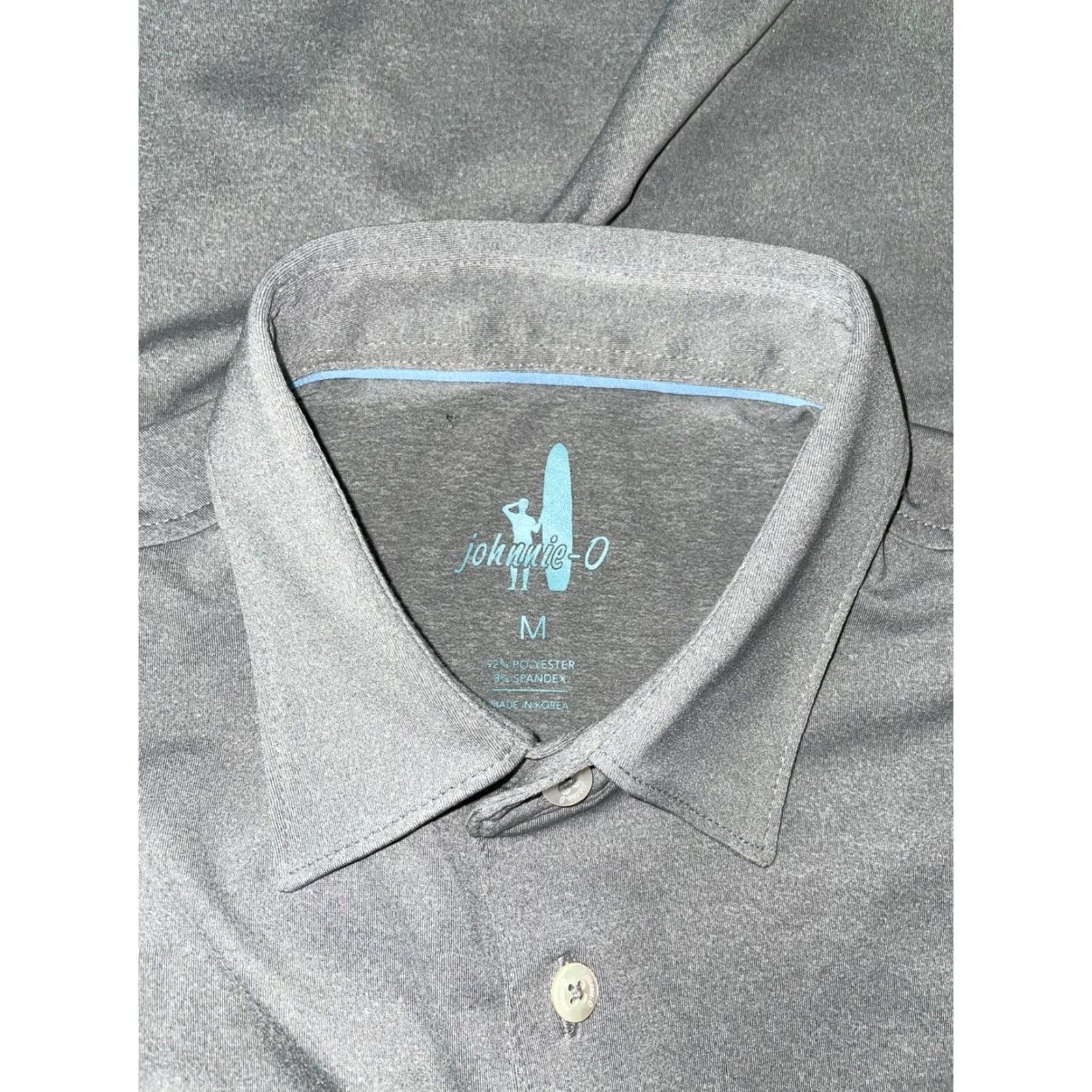 johnnie-O johnnie-O Gray Polo Performance Style Shirt Mens M Size US M / EU 48-50 / 2 - 7 Thumbnail