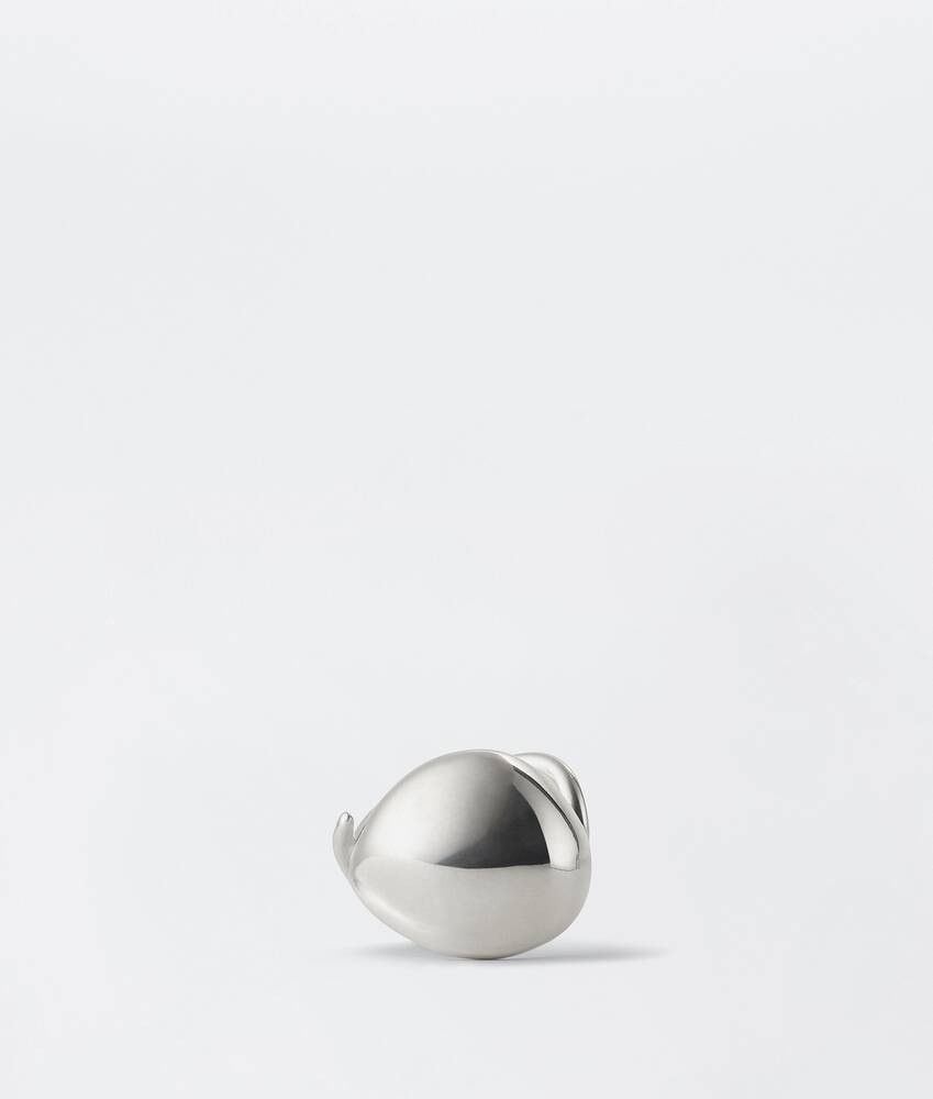 Bottega Veneta o1w1db10525 Size: 09 / Raise Ring in Silver Size ONE SIZE - 2 Thumbnail