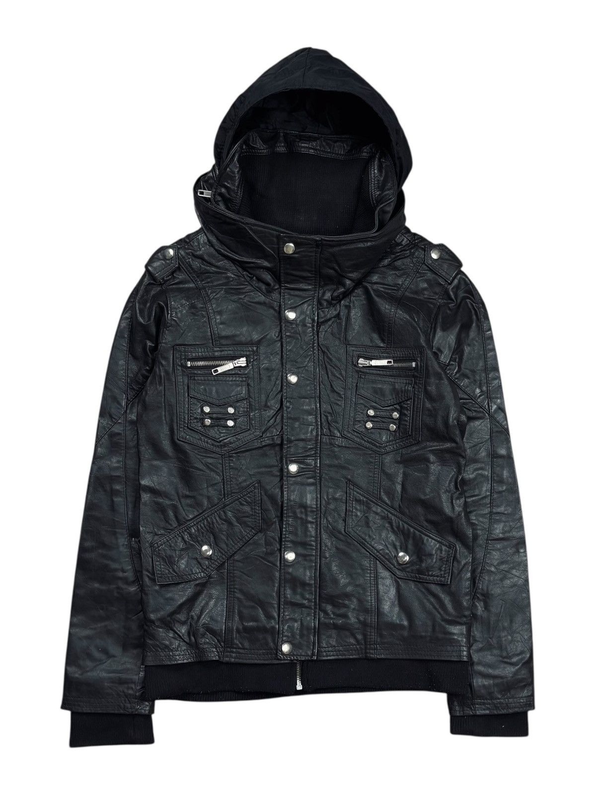 Ekam 2000s Royal Sense - Apocalypse Style Leather Bono Jacket Size US M / EU 48-50 / 2 - 2 Thumbnail