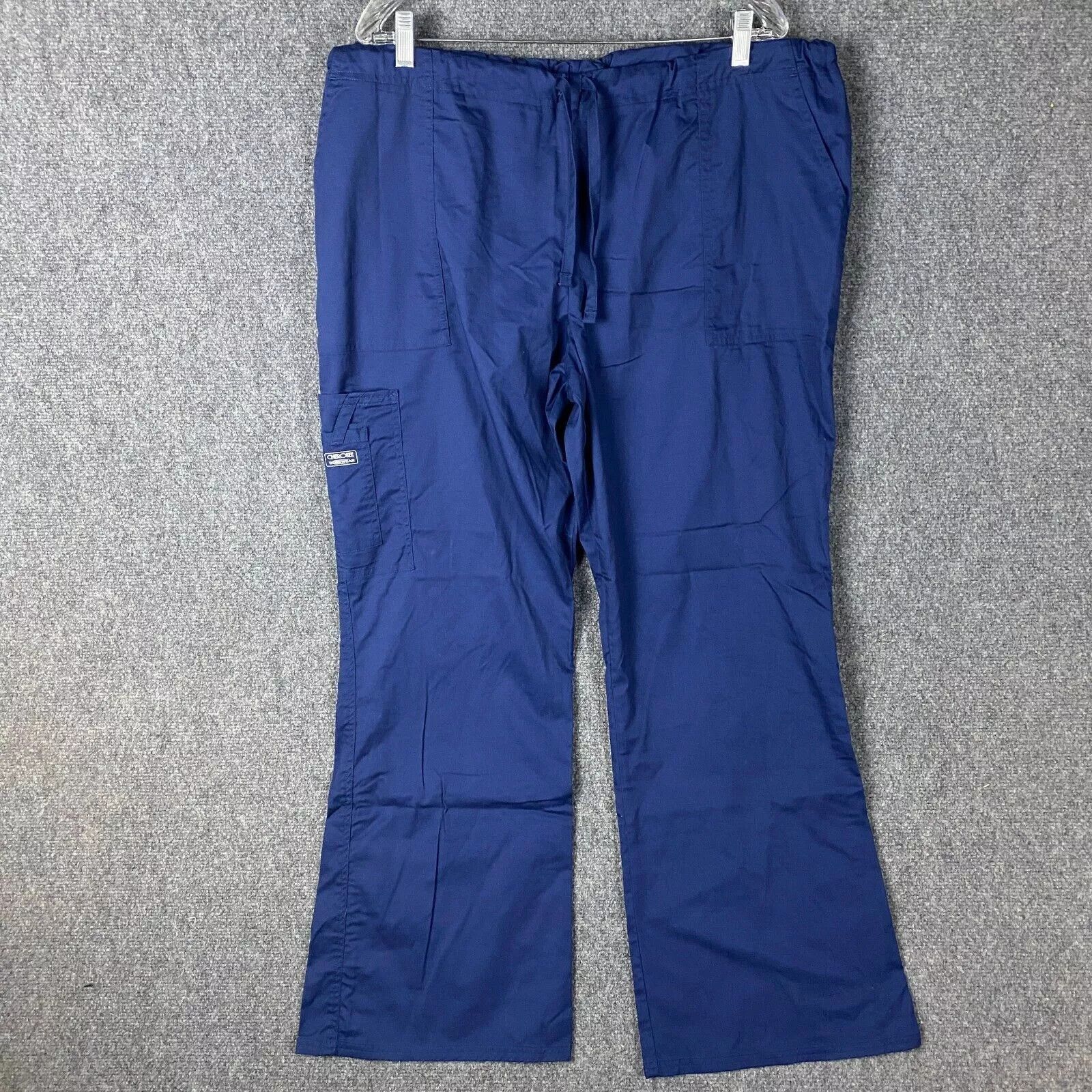 Cherokee Cherokee Scrubs Bottoms Men's XL Cotton Blend Adults Size US 39 - 1 Thumbnail