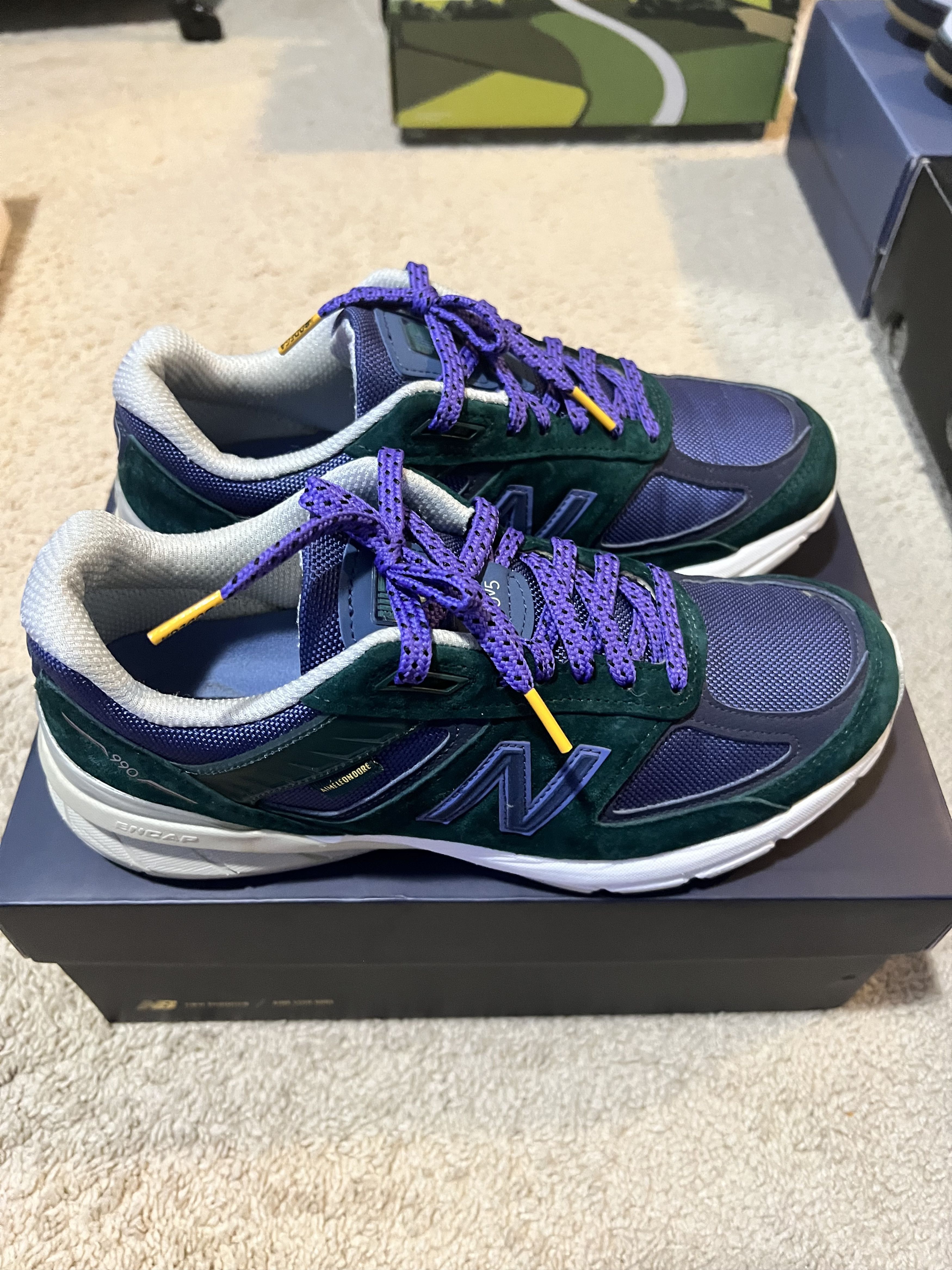 New Balance New Balance x Aimé Leon Dore 990v5 Made In USA Size US 8.5 / EU 41-42 - 2 Thumbnail