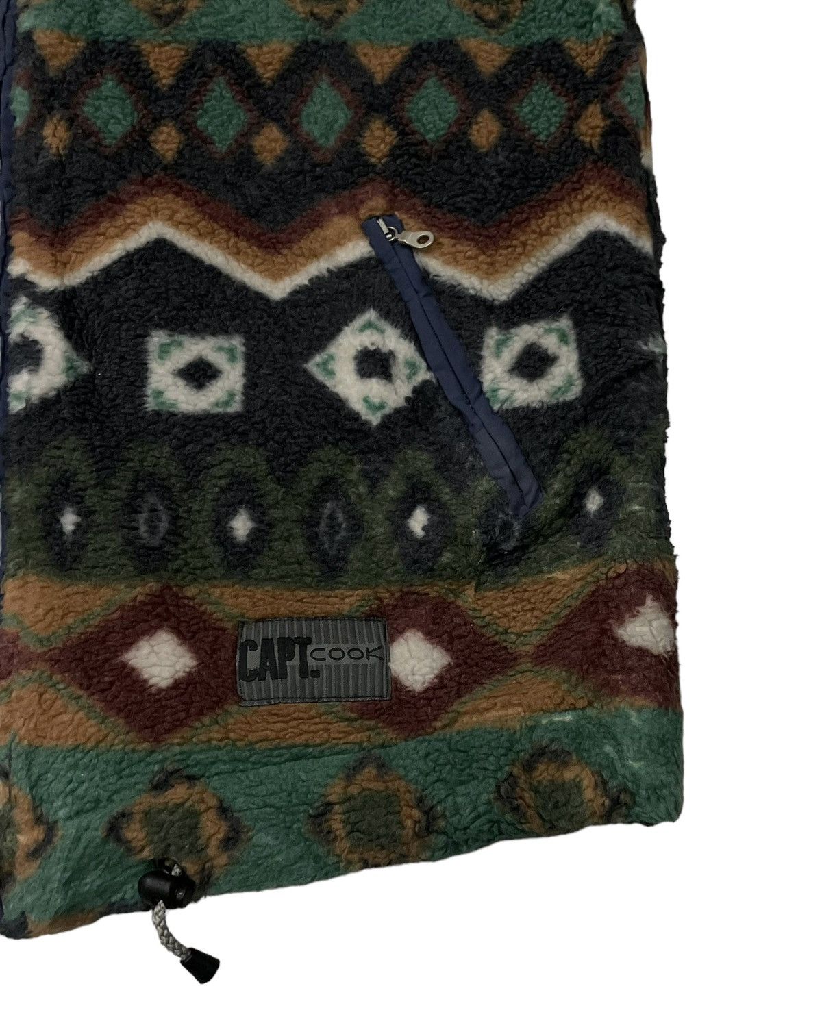 Native Vintage Capt. Cook Multicolour Navajo Fleece Jacket Size US XL / EU 56 / 4 - 3 Thumbnail