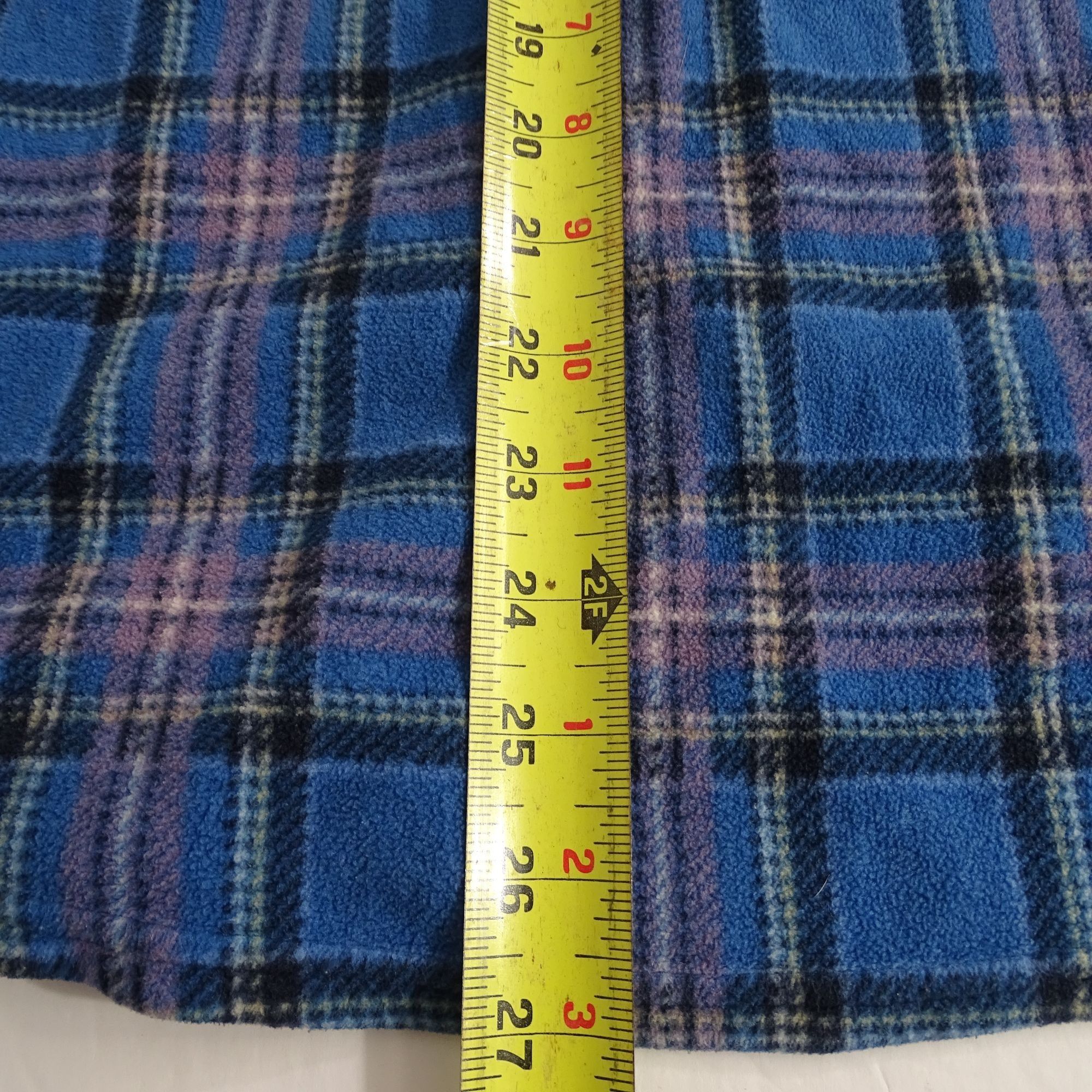 L.L. Bean Vintage LL Bean Blue Purple Plaid Fleece Shirt Women Size M Size M / US 6-8 / IT 42-44 - 10 Thumbnail