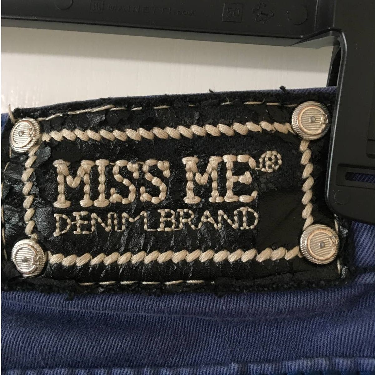 Miss Me Miss Me Denim Brand, Skinny, Cobalt Blue Jeans, Size 26 Size 26" / US 2 / IT 38 - 6 Thumbnail