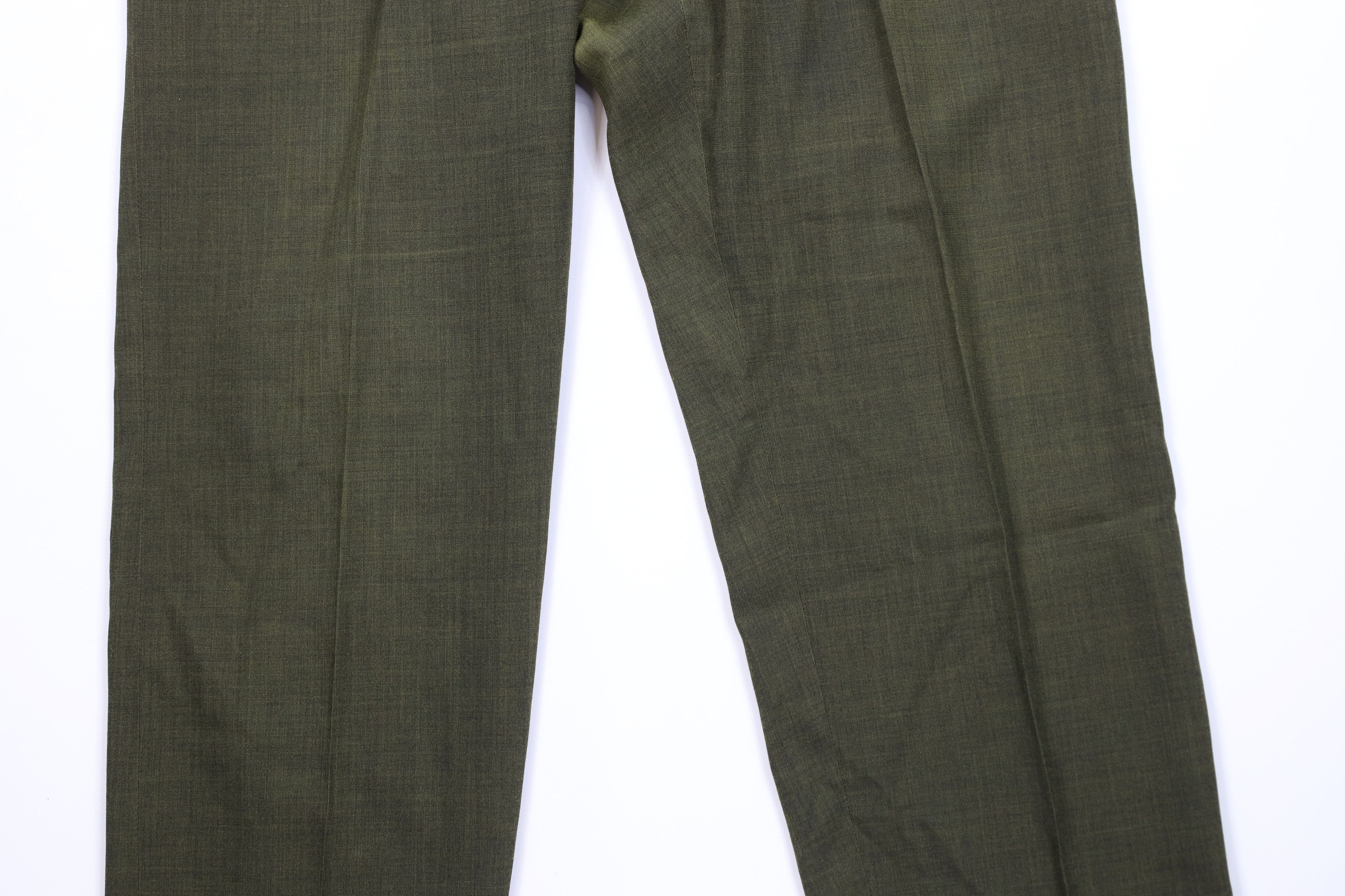 Vintage Vintage 50s Streetwear Worsted Wool Chino Pants Green USA Size US 34 / EU 50 - 3 Thumbnail