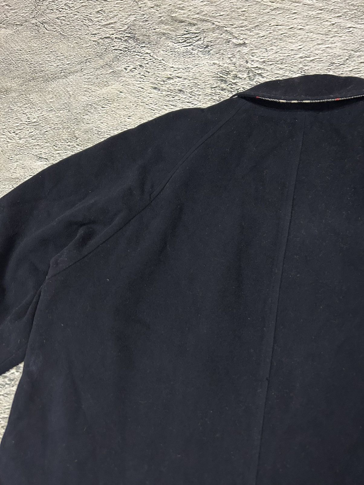 Burberry Burberrys coat navy vintage nova check Burberry wool Size US XL / EU 56 / 4 - 10 Thumbnail