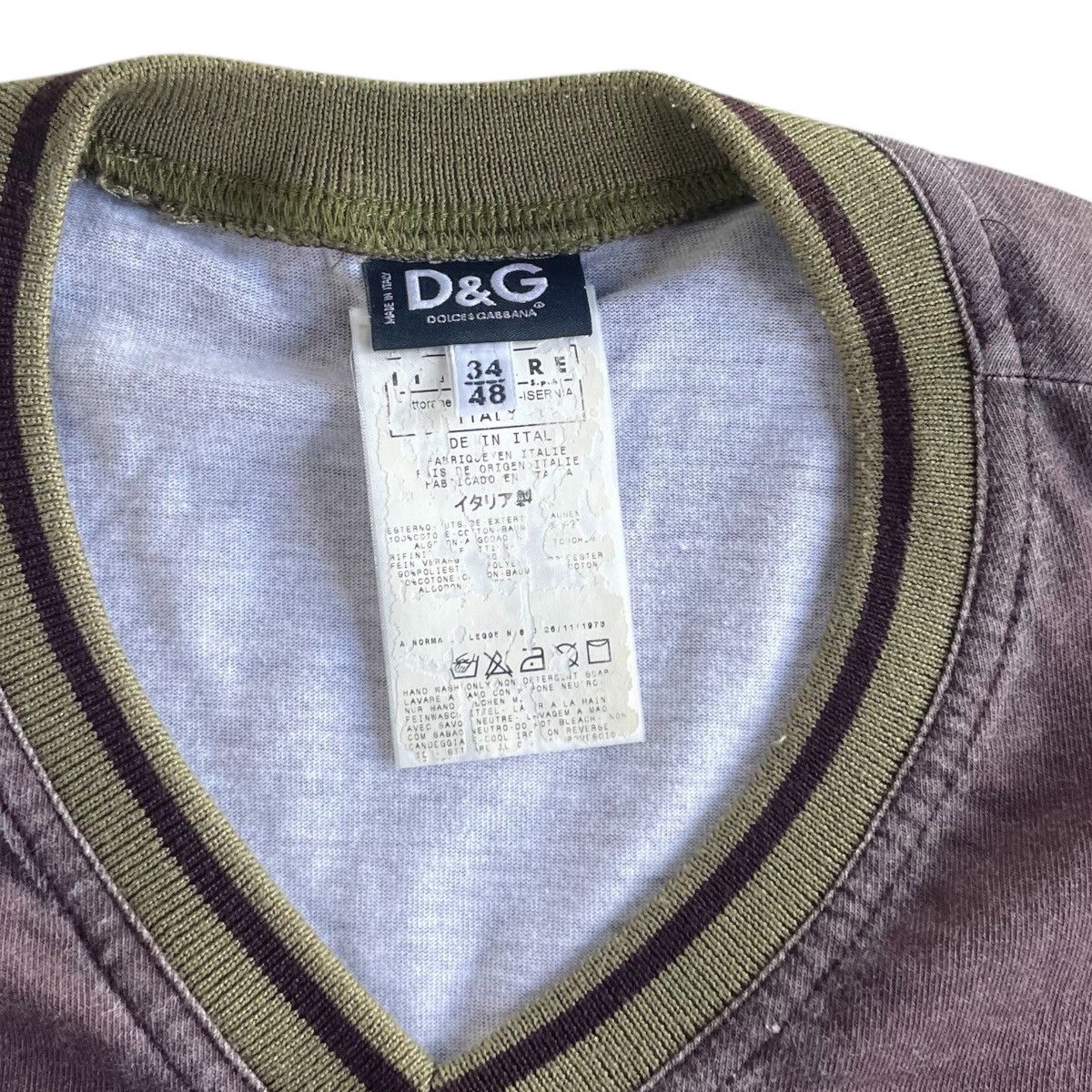 Dolce & Gabbana Japan exclusive archive 3/4 Sleeve Top Size US S / EU 44-46 / 1 - 5 Thumbnail