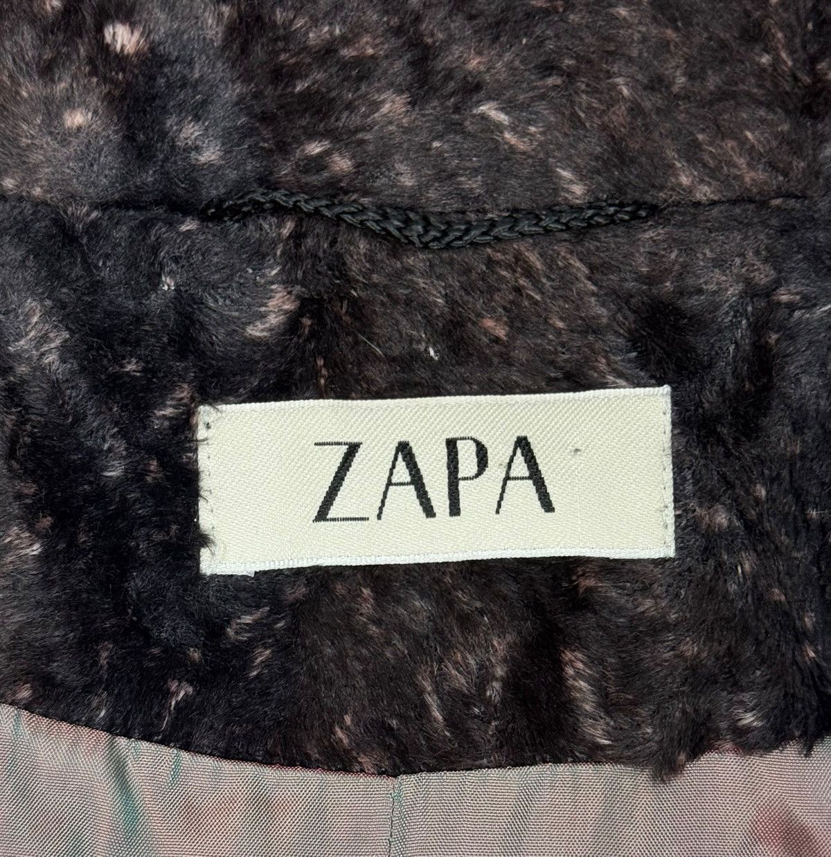 ZAPA Zapa Faux Fur Coat Cotton-Viscose Printed size US16 IT50 Size XXL / US 16-18 / IT 52-54 - 12 Thumbnail