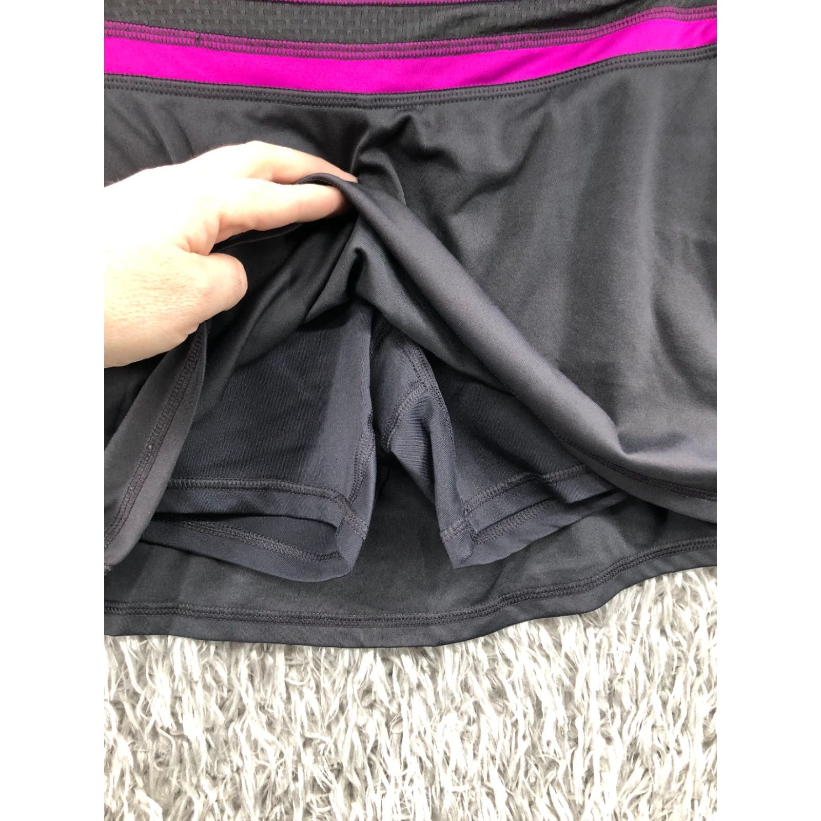 Champion C9 Champion Skort Womens Size S Gray Pink Duo Dry Draw String Shorts Skort Athletic Activewear Womens Size ONE SIZE - 4 Thumbnail