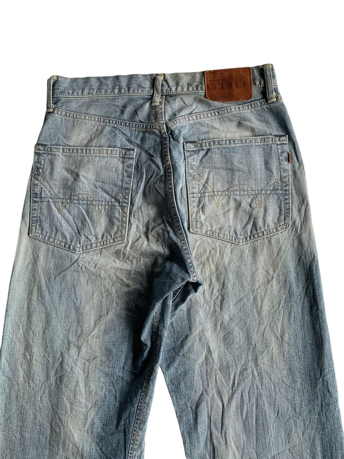 Edwin × Japanese Brand Edwin 505Z Selvedge Mudwash Distressed Denim Size US 29 - 8 Thumbnail