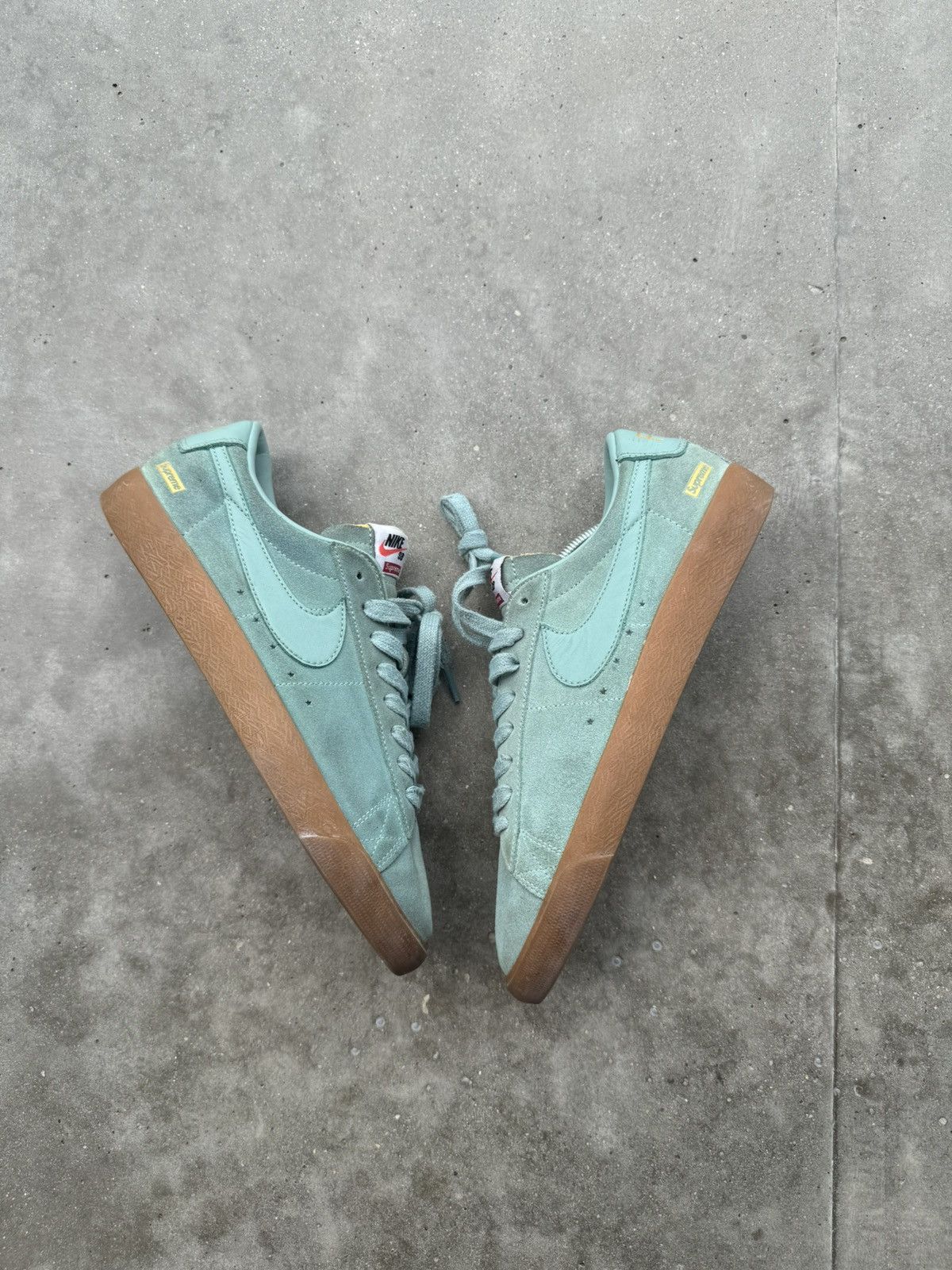 Nike × Supreme Nike Sb X Supreme FTW Blazer Sneakers Hype skateboarding Size US 8 / EU 41 - 1 Thumbnail
