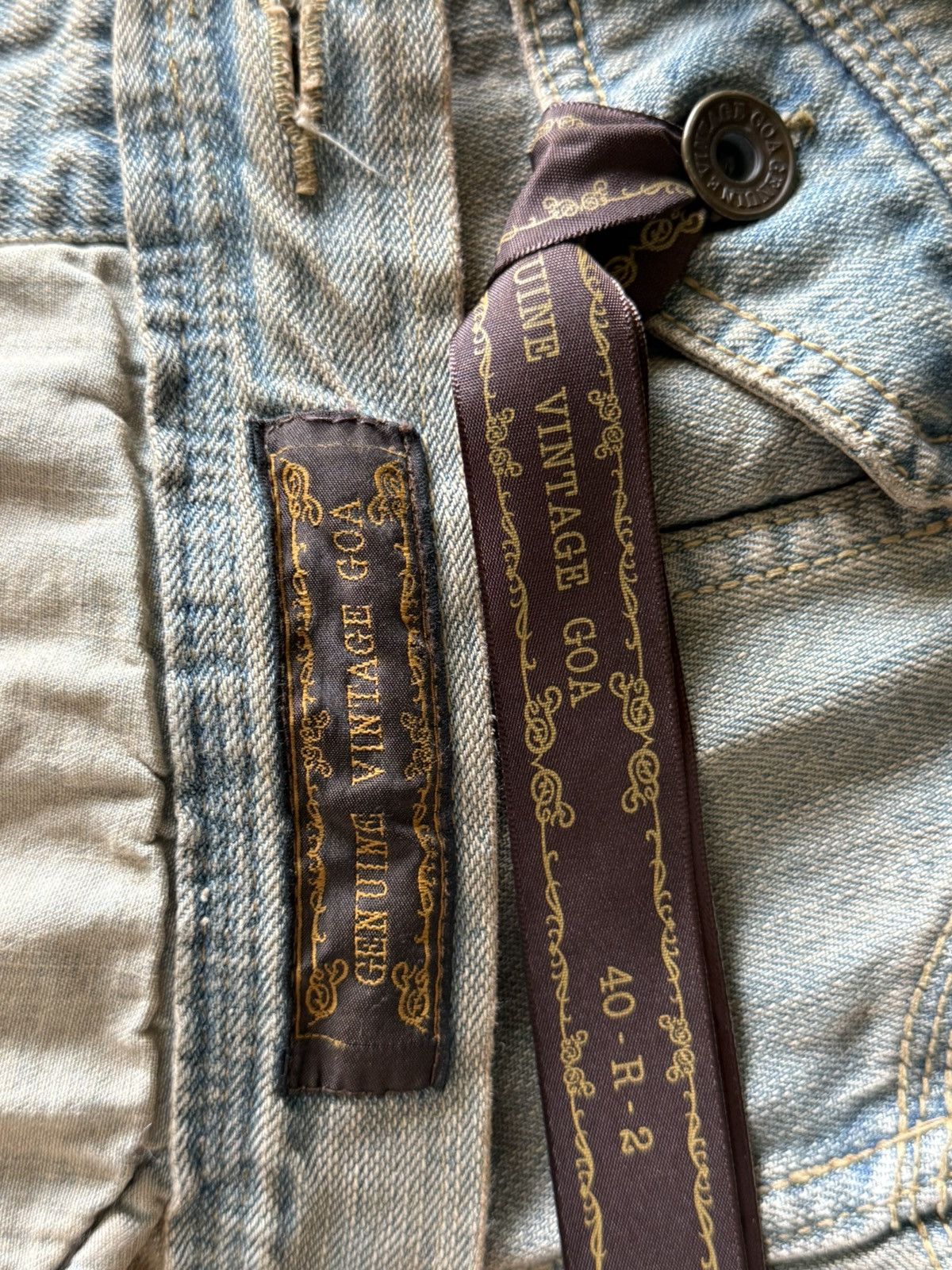 If Six Was Nine GOA WASHED DENIM JACKET Size US M / EU 48-50 / 2 - 7 Thumbnail