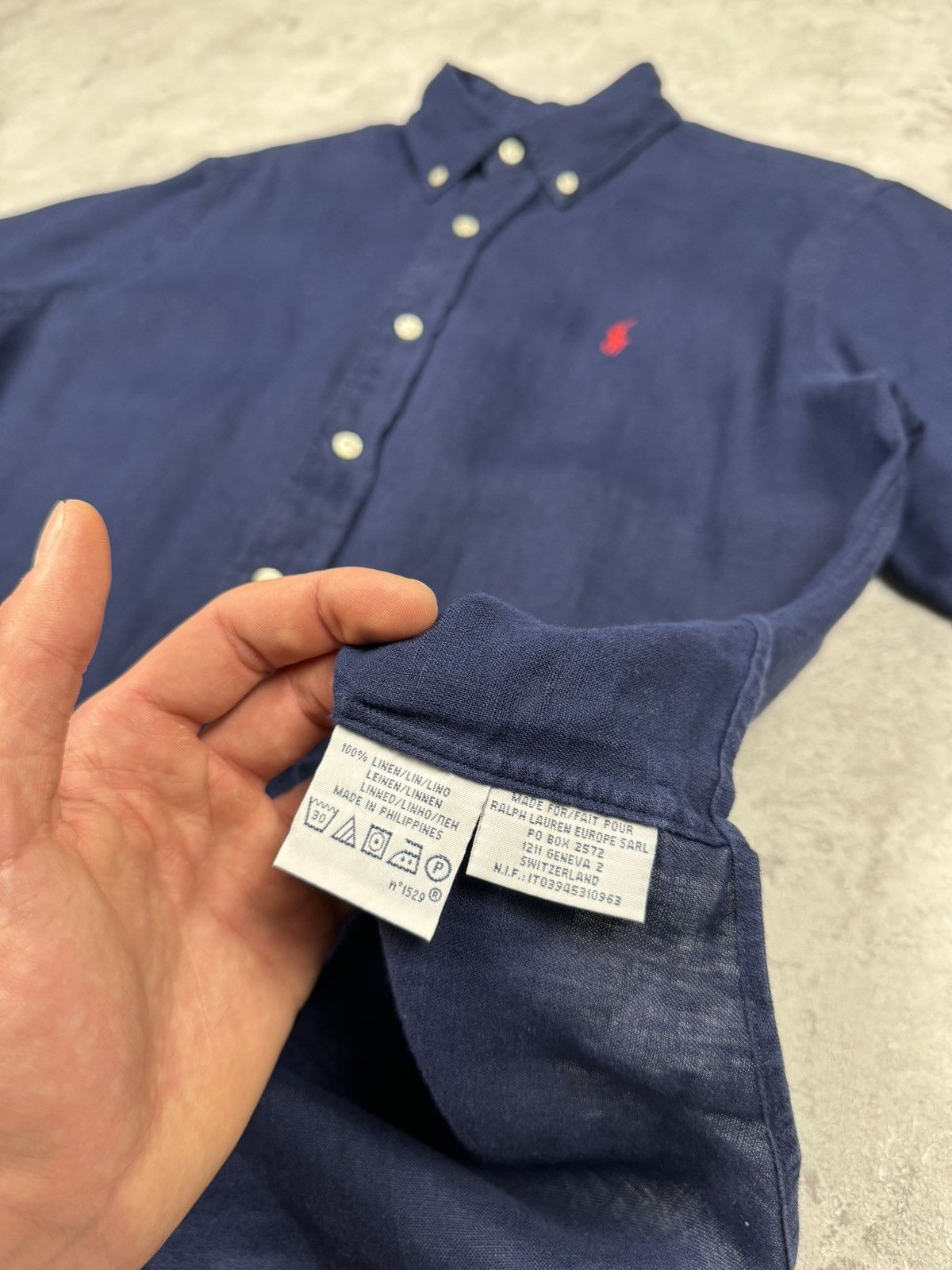 Polo Ralph Lauren Polo Ralph Lauren Linen Button Up Shirt Short Sleeve Size M Size US M / EU 48-50 / 2 - 6 Thumbnail
