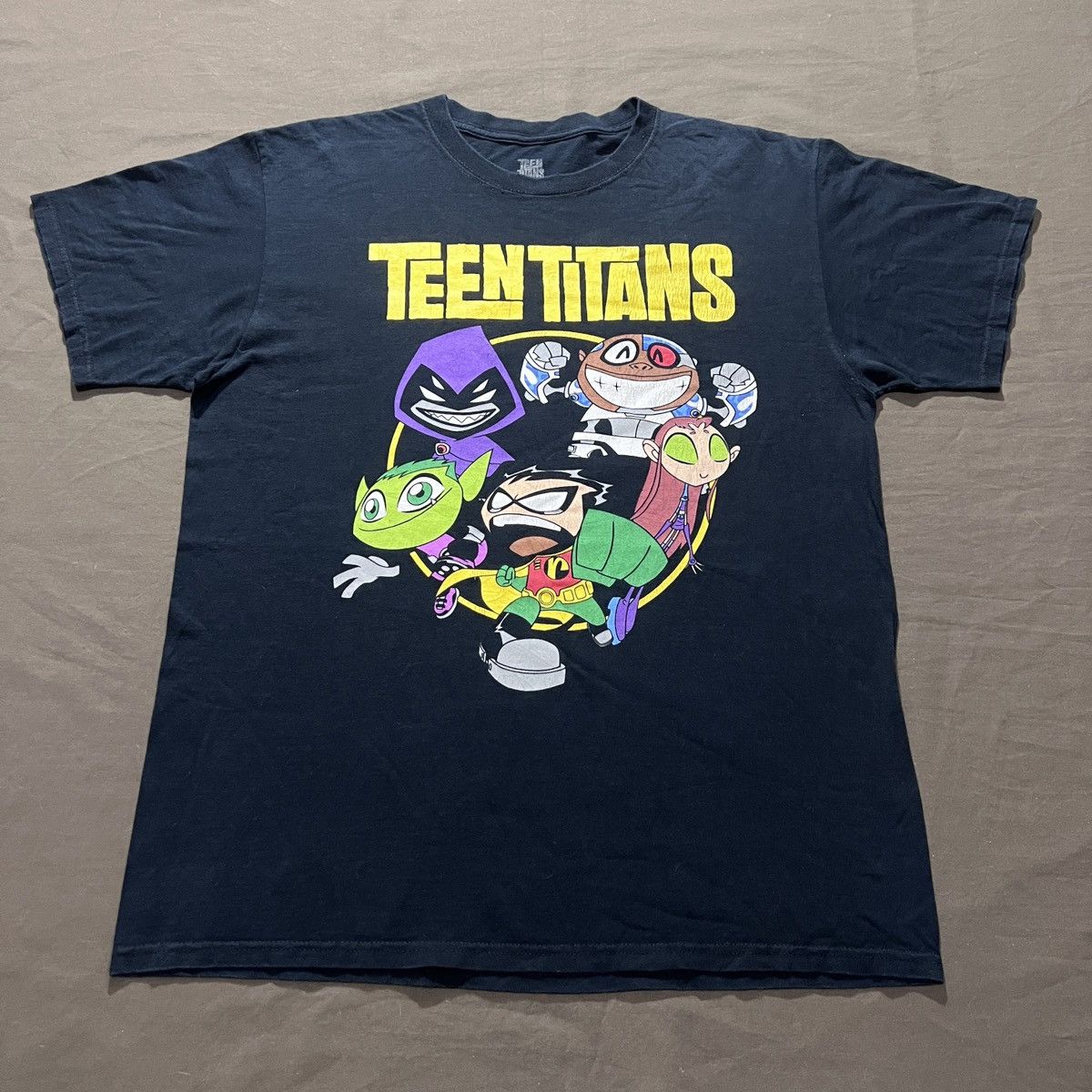 Cartoon Network × DC Comics Teen Titans TV series Promo Tee Robin Cyborg Size US L / EU 52-54 / 3 - 2 Thumbnail