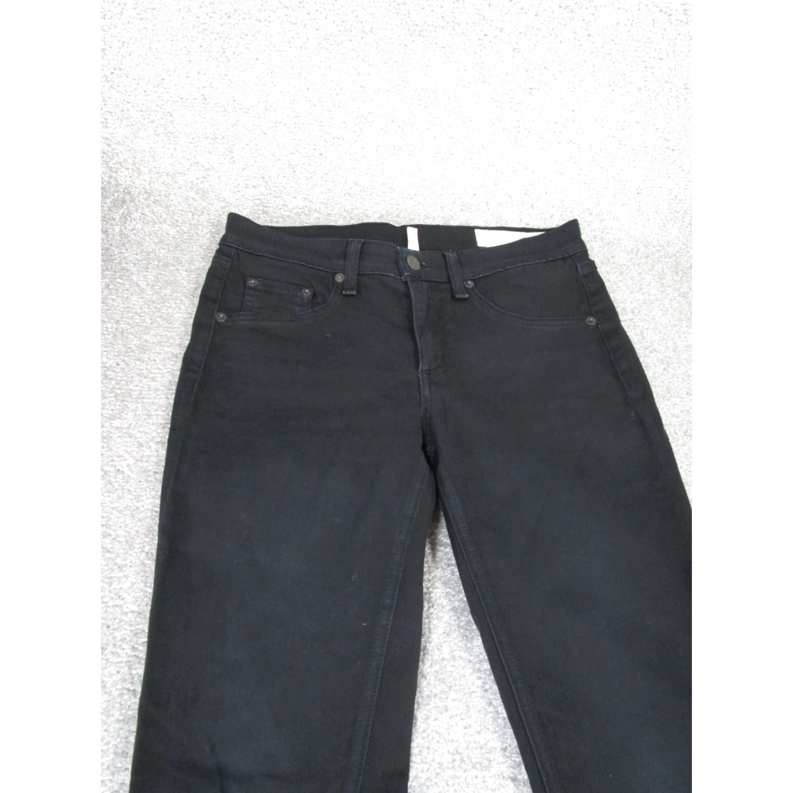 Rag & Bone VINTAGE Rag & Bone Womens Skinny Jeans 27 Black Cotton/Modal Skinny Low Rise Zipper 90s Women Size 27" / US 4 / IT 40 - 3 Thumbnail