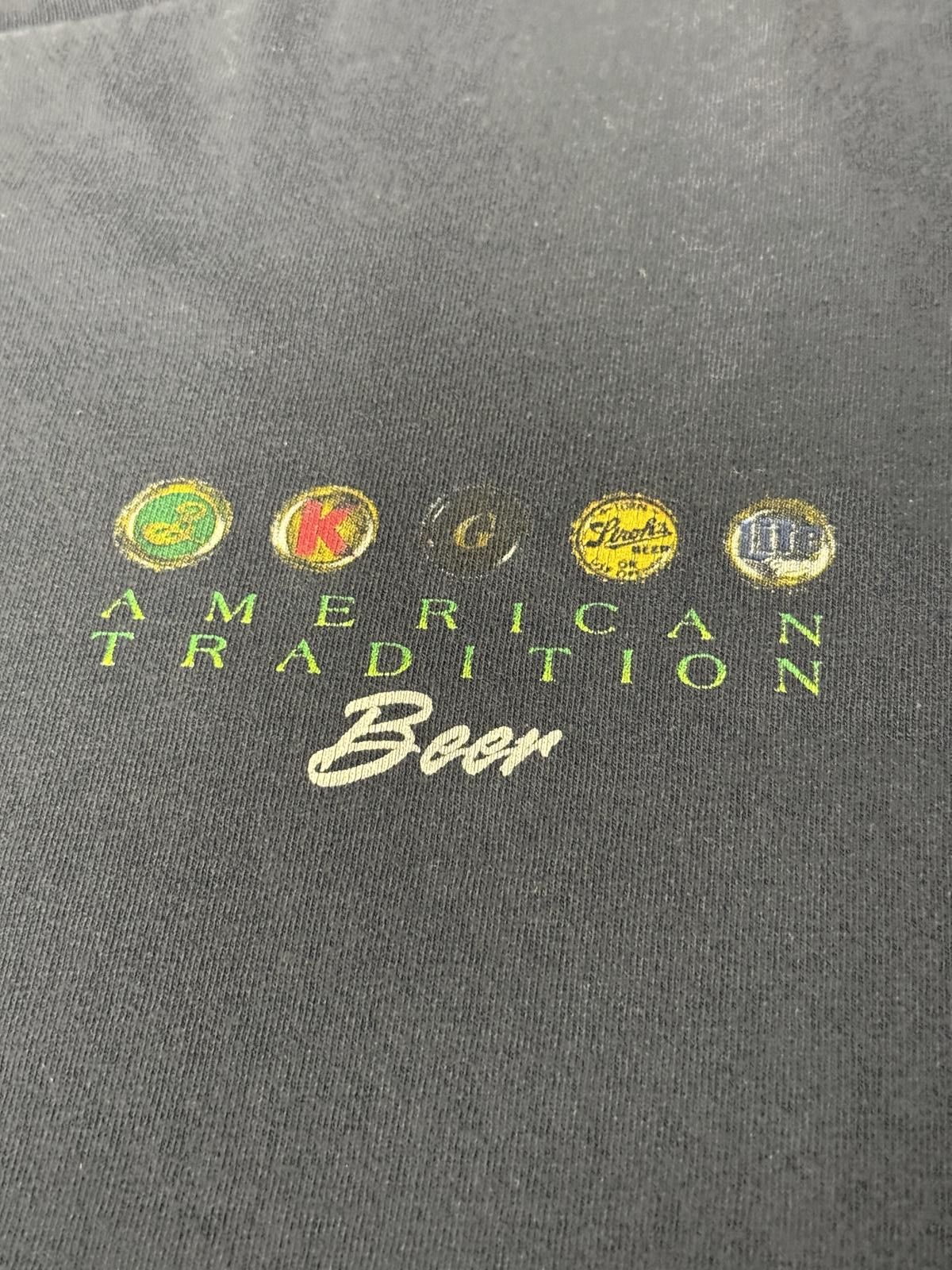 Designer Beer Bottle Cap American Flag T-shirt American Tradition 2XL Size US XXL / EU 58 / 5 - 4 Thumbnail