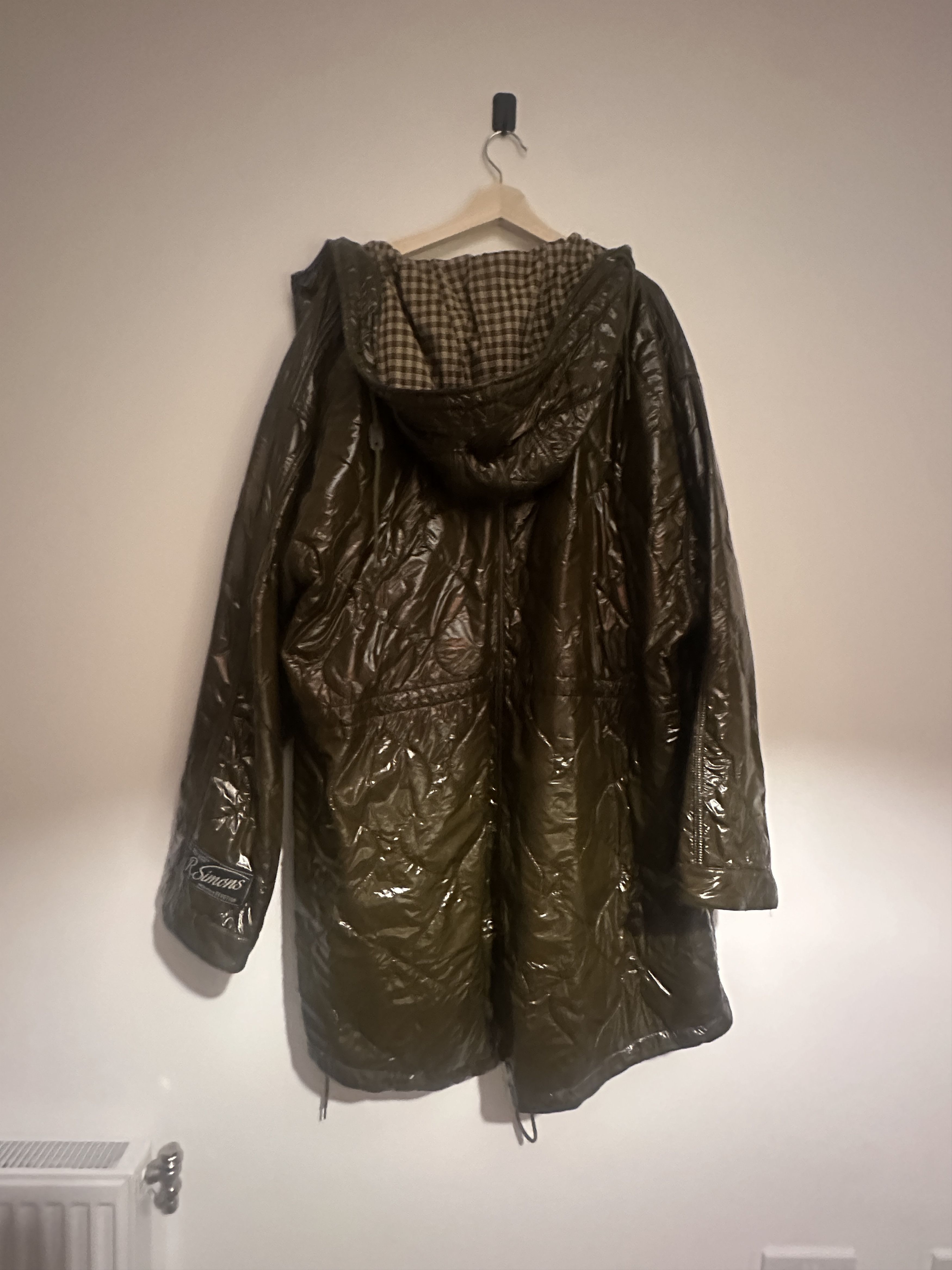 Raf Simons RAF SIMONS Oversized Printed Parka Khaki 212-M711 Size 44 Size US M / EU 48-50 / 2 - 2 Thumbnail