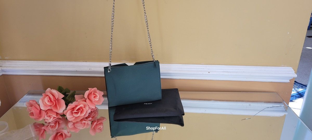 Prada Prada beaute Forest Green Cosmetic Pouch Size ONE SIZE - 11 Thumbnail