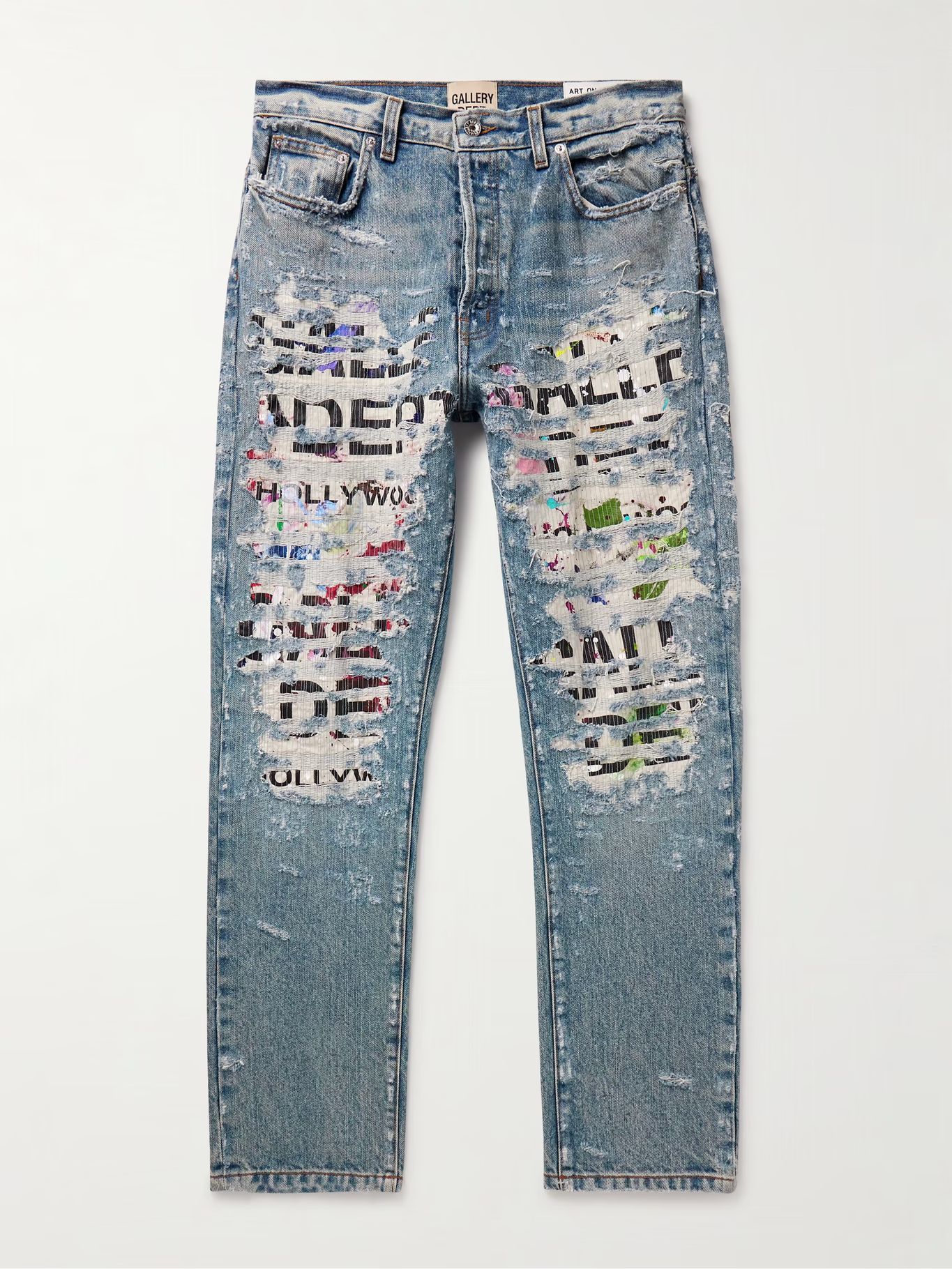 image of Ss24 Distressed Jeans 34 X 34 in Blue, Men's