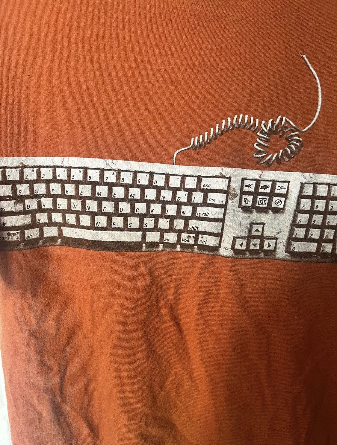 Supreme Supreme Keyboard Tee in Rust Size US L / EU 52-54 / 3 - 2 Thumbnail