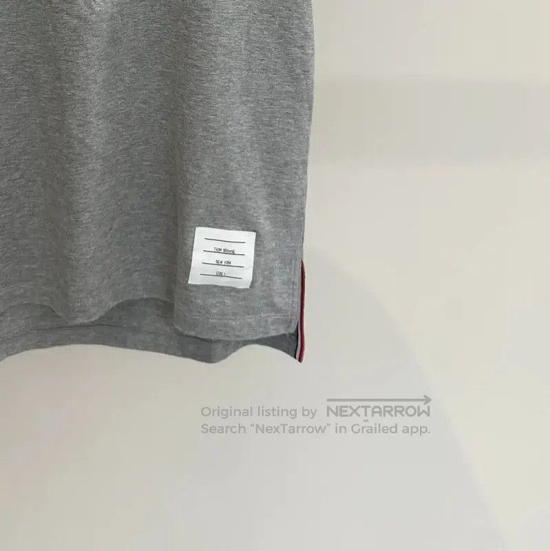 Thom Browne Thom Browne Men's Gray Short Sleeve Polo . Size US S / EU 44-46 / 1 - 2 Thumbnail