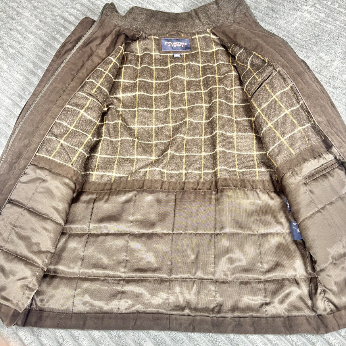 Roundtree & Yorke Roundtree Yorke Men's brown button/ zipper Jacket/Coat Men L Size US L / EU 52-54 / 3 - 3 Thumbnail