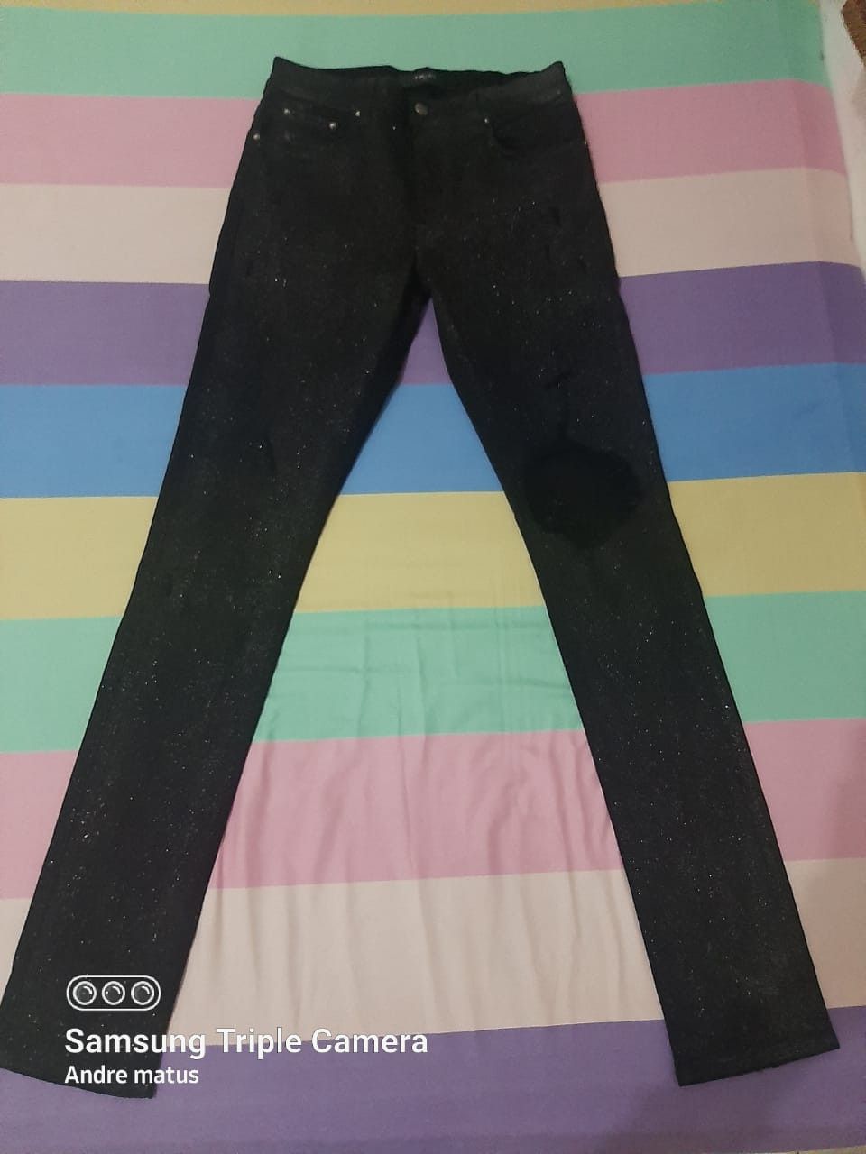 Amiri Amiri glitter jeans Size US 30 / EU 46 - 2 Thumbnail