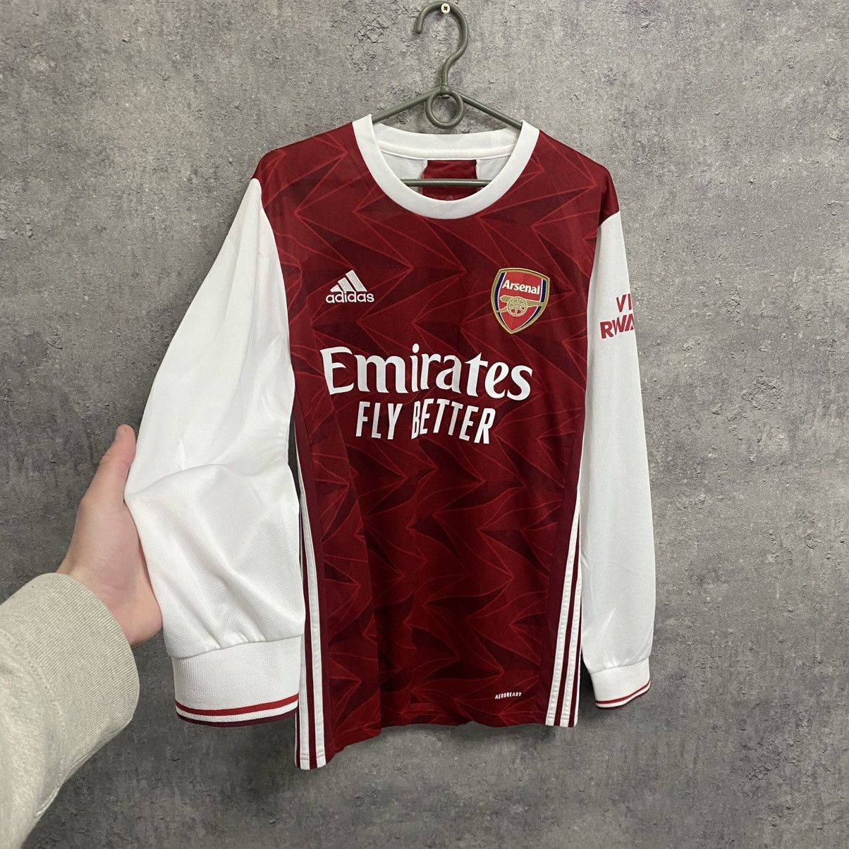 Adidas Arsenal London 2020 Home Football Long Sleeve Soccer Jersey Size US M / EU 48-50 / 2 - 2 Thumbnail
