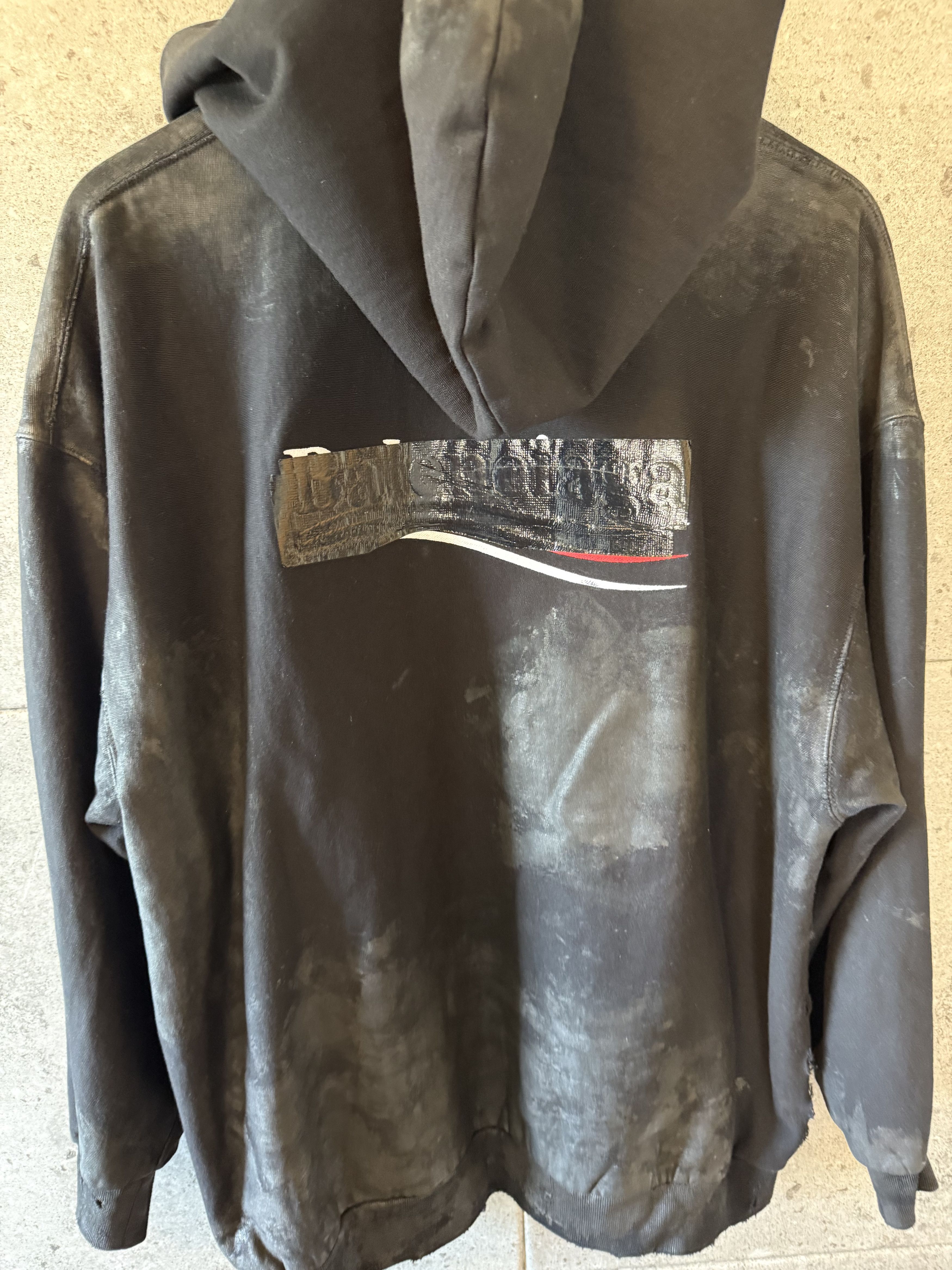 Balenciaga Balenciaga mud wash gaffer zip up hoodie Size US S / EU 44-46 / 1 - 8 Thumbnail