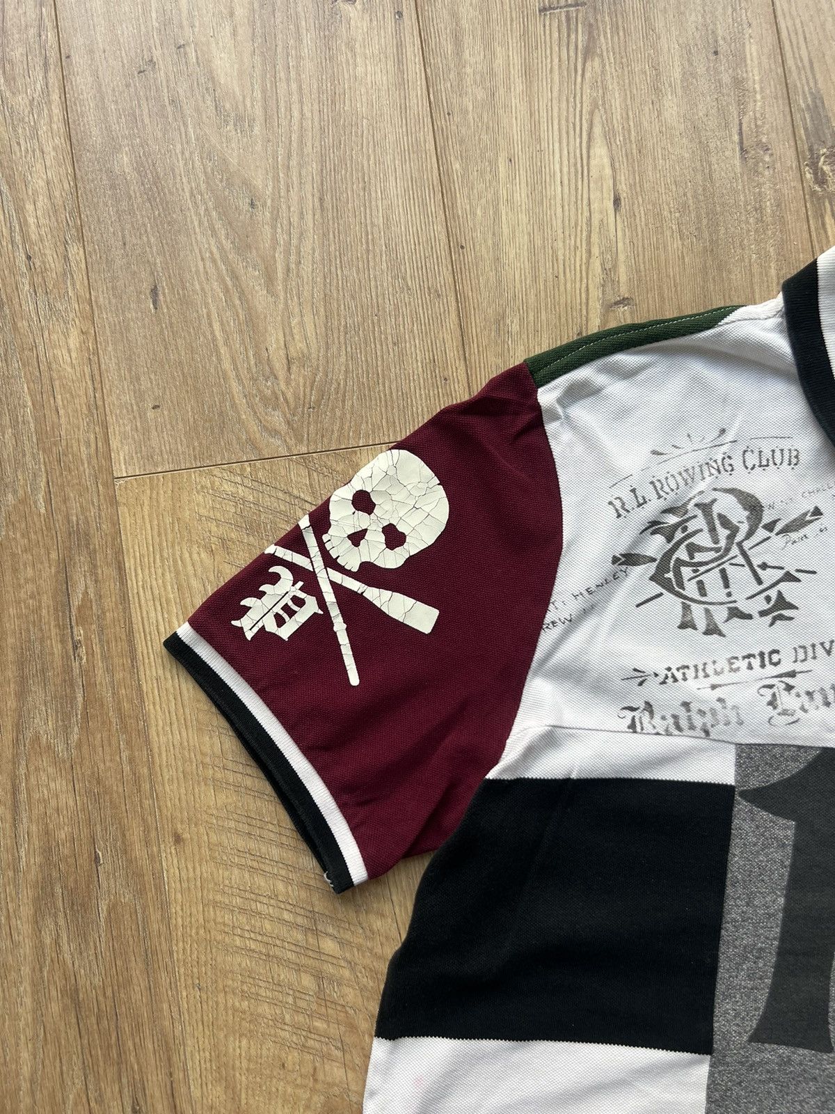 Polo Ralph Lauren 00’s POLO RALPH LAUREN ROWING CREW SKULL Y2K OLD MONEY TEE Size US M / EU 48-50 / 2 - 13 Thumbnail