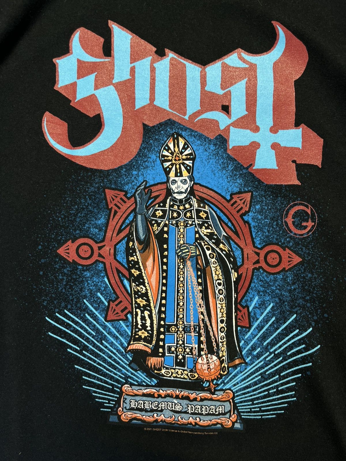 Band Tees × Vintage Vintage y2k Ghost habemus papam official licensed band tee Size US M / EU 48-50 / 2 - 3 Thumbnail
