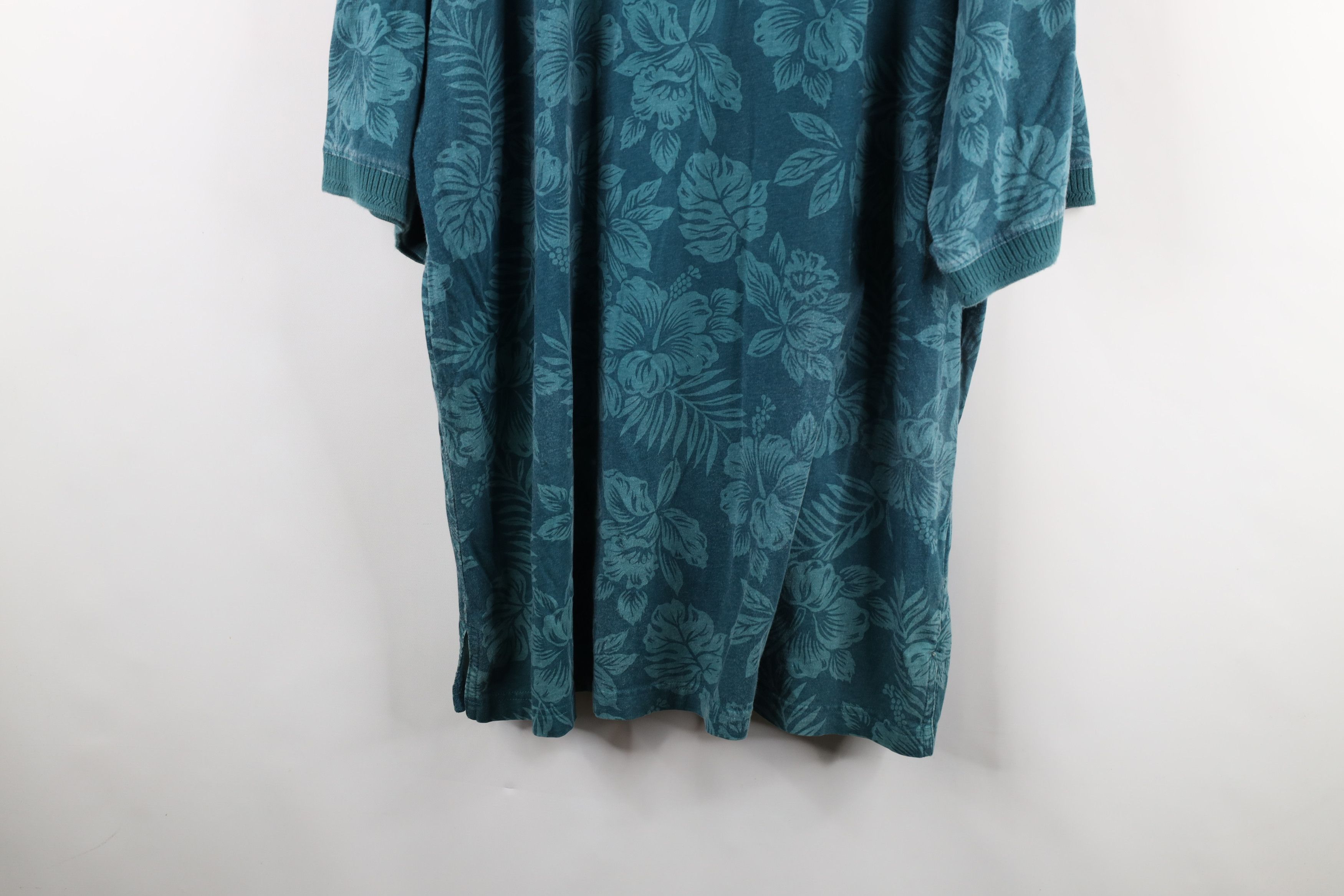 Tommy Bahama × Vintage Vintage 90s Tommy Bahama Luau Hawaiian Golf Polo Shirt Size US XL / EU 56 / 4 - 12 Thumbnail