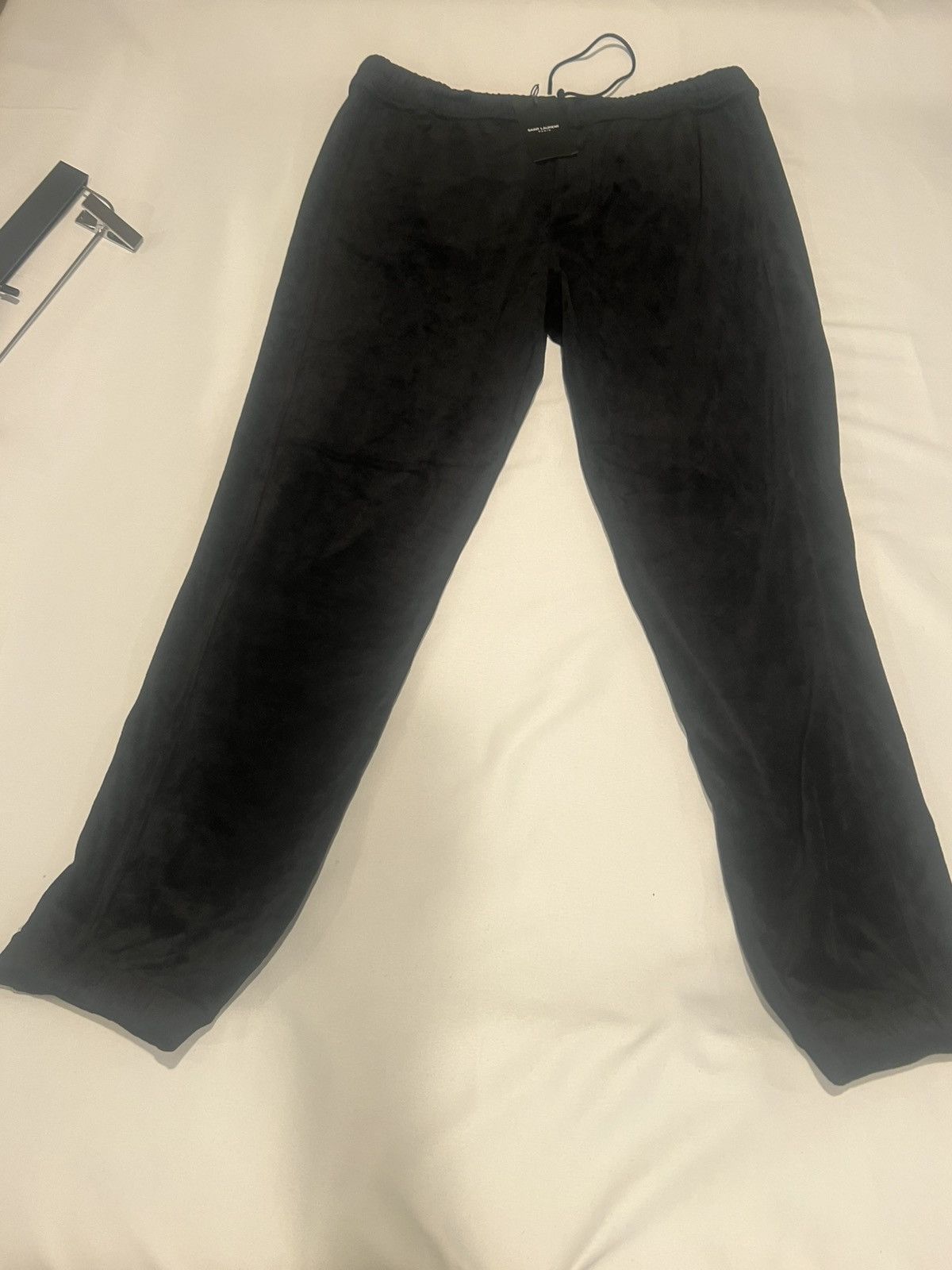 Saint Laurent velvet joggers pants. XL $1350