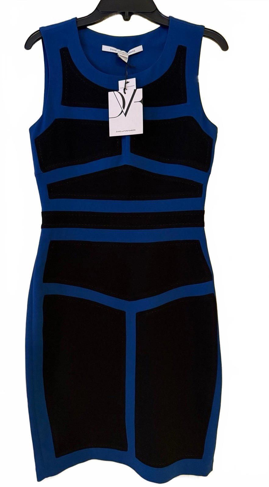 Diane von Furstenberg NWT Galya Sheath Dress Size XS / US 0-2 / IT 36-38 - 2 Thumbnail