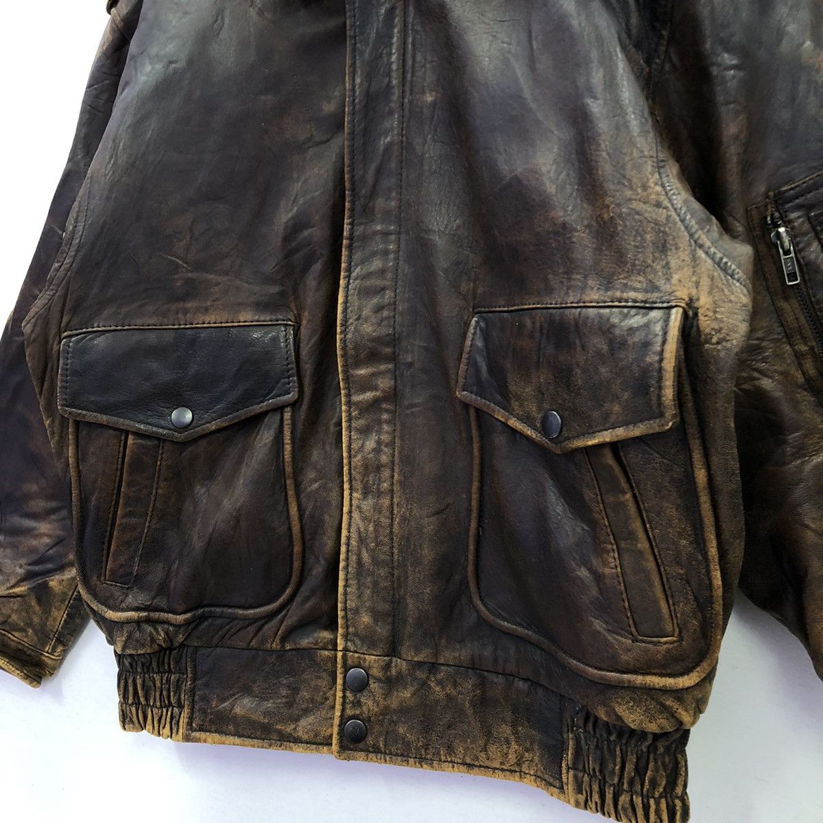 Japanese Brand Vintage Sub Urban Tokyo Sheepskin Leather Jacket Size US M / EU 48-50 / 2 - 6 Thumbnail