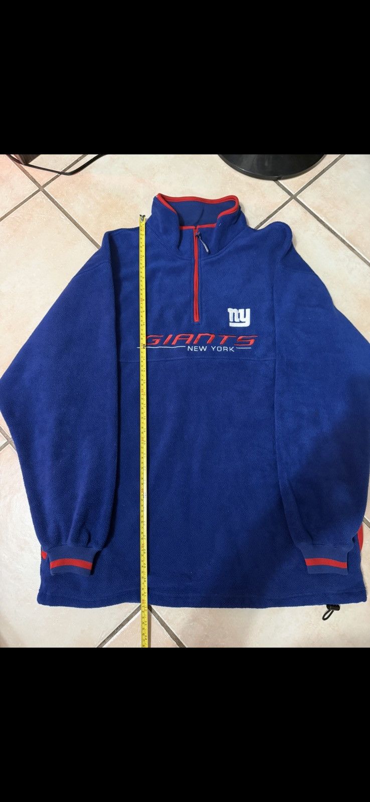NFL Y2K NFL Giants Fleece Pullover Men's Size Large Size US L / EU 52-54 / 3 - 5 Thumbnail