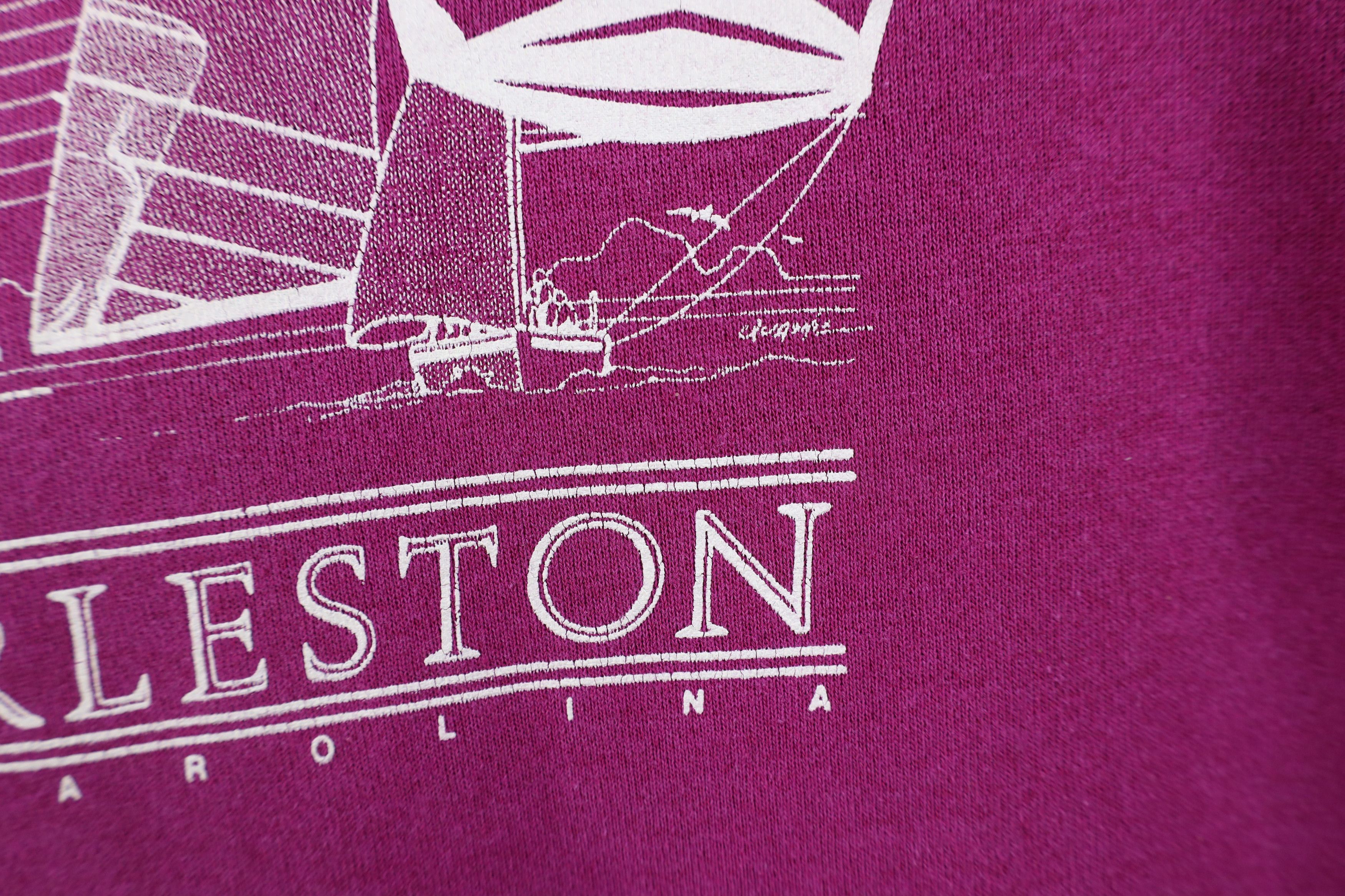 Vintage Vintage 90s Country Charleston South Carolina Sweatshirt USA Size XL / US 12-14 / IT 48-50 - 6 Thumbnail
