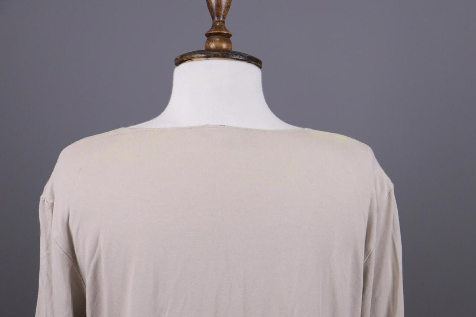 Oscar De La Renta Oska Beige Lagenlook Relaxed Pullover Long Sleeve Top Size 4 Size S / US 4 / IT 40 - 8 Thumbnail
