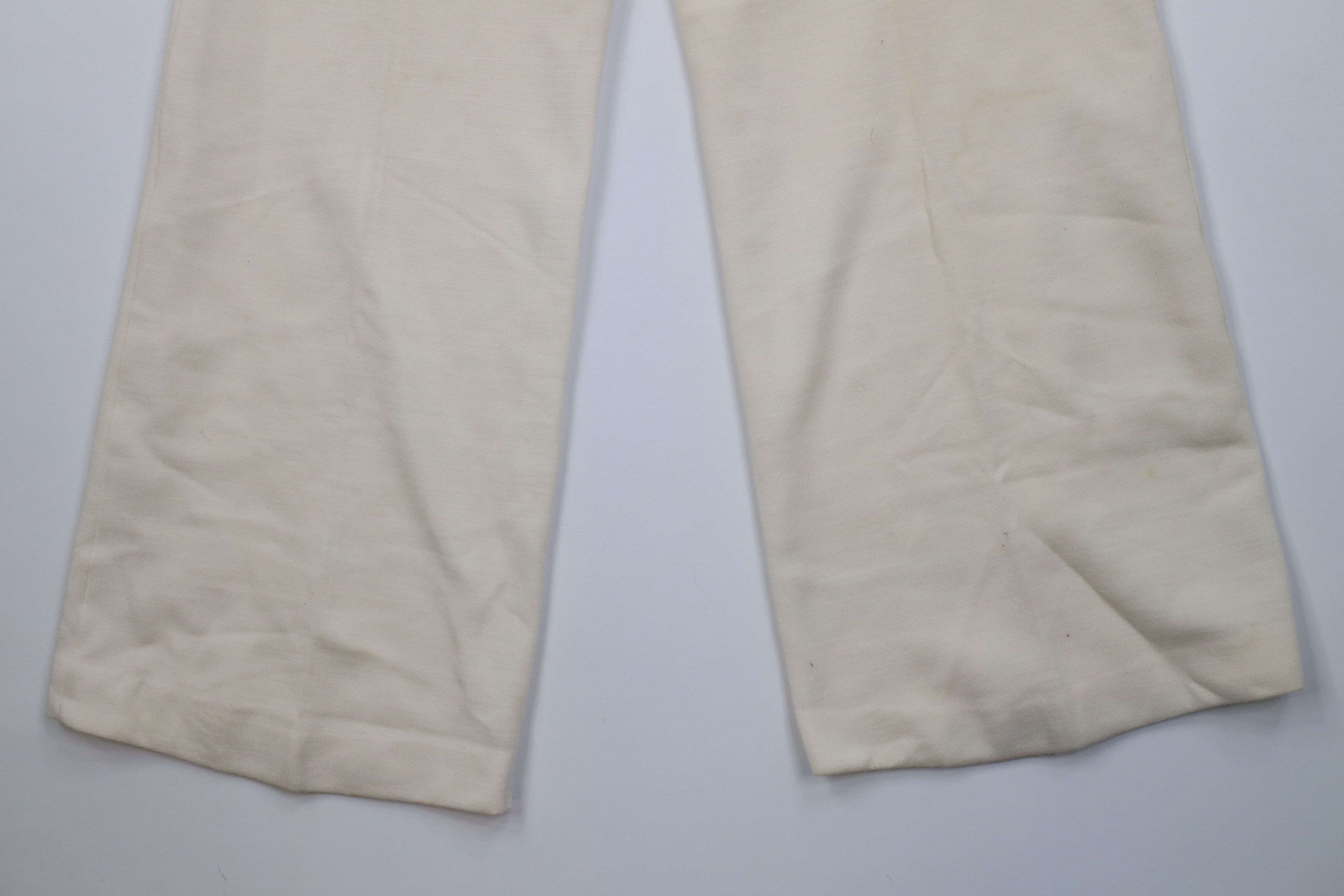 Vintage Vintage 70s Streetwear Wool Bell Bottoms Pants Cream USA Size 36" / US 14 / IT 50 - 15 Thumbnail