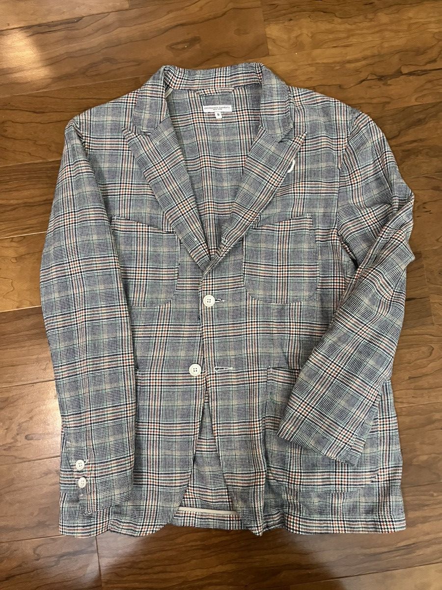 image of Engineered Garments Bedford Jacket in Check, Men's (Size Small)