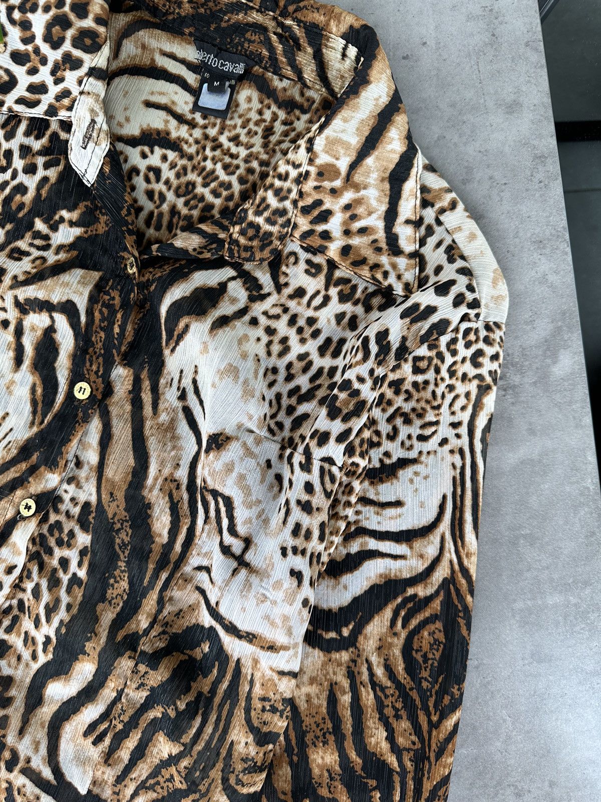 Just Cavalli × Roberto Cavalli Roberto Cavalli Blouse Size M / US 6-8 / IT 42-44 - 5 Thumbnail
