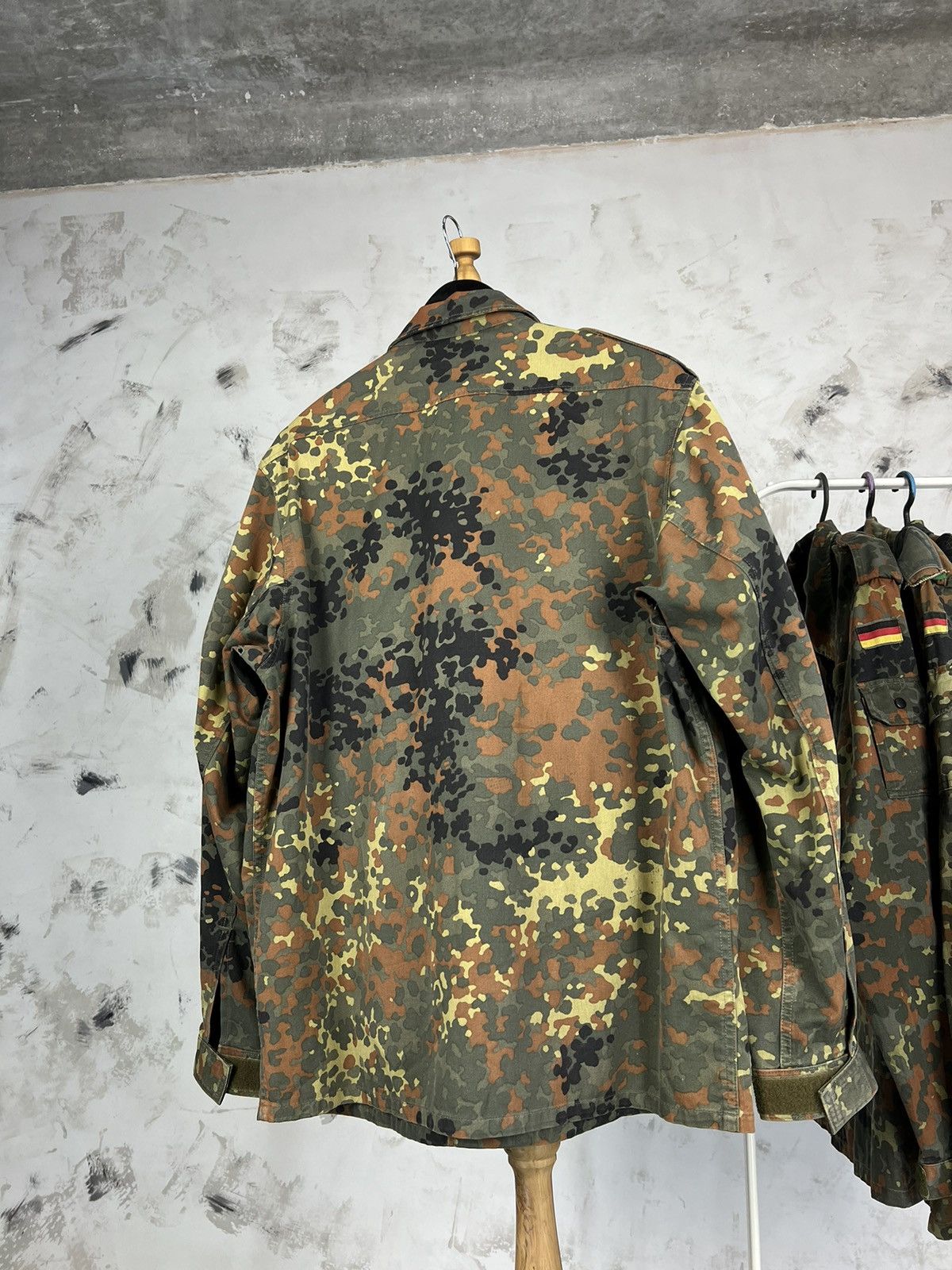 Vintage Vintage 1998 Germany Army Camo Shirt Jacket Size M - L Size US M / EU 48-50 / 2 - 6 Thumbnail