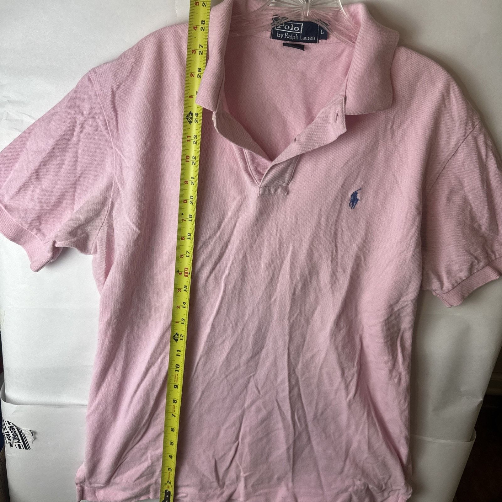 Polo Ralph Lauren Ralph Lauren Polo Shirt Mens Adult Large Pink Blue Pony Size US L / EU 52-54 / 3 - 8 Thumbnail
