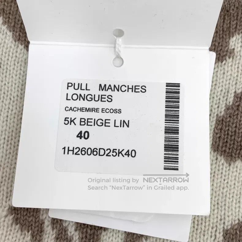 Hermes Hermes Color-blocked cashmere intarsia round neck long sle Size S / US 4 / IT 40 - 7 Thumbnail