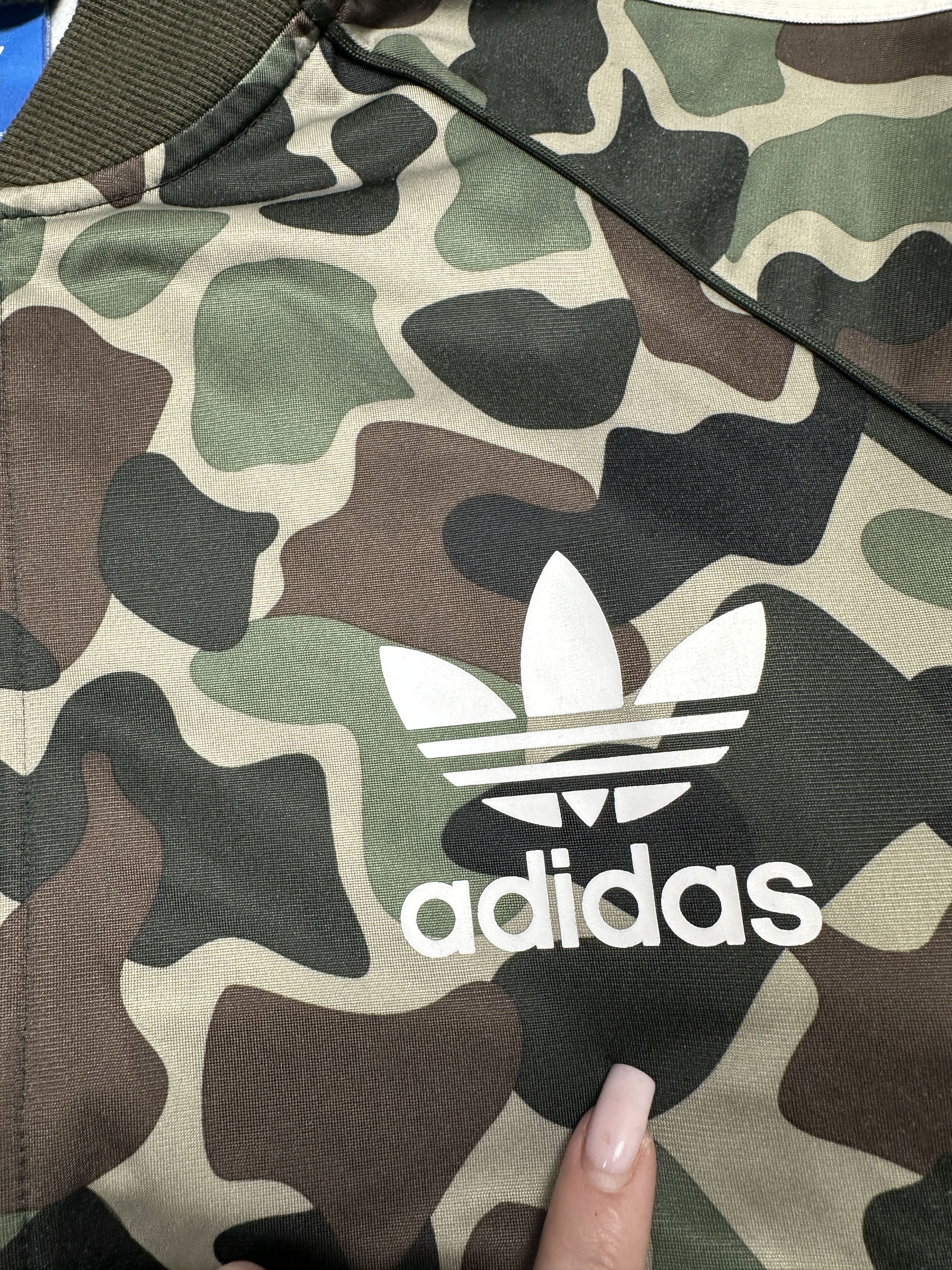 Adidas Adidas Mens Track Top Bomber Jacket Size US XL / EU 56 / 4 - 3 Thumbnail