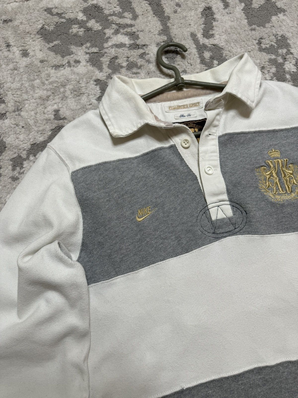 Nike × Vintage Vintage Nike FullBack’s Streetwear Style Rugby Longsleeve Size US L / EU 52-54 / 3 - 5 Thumbnail