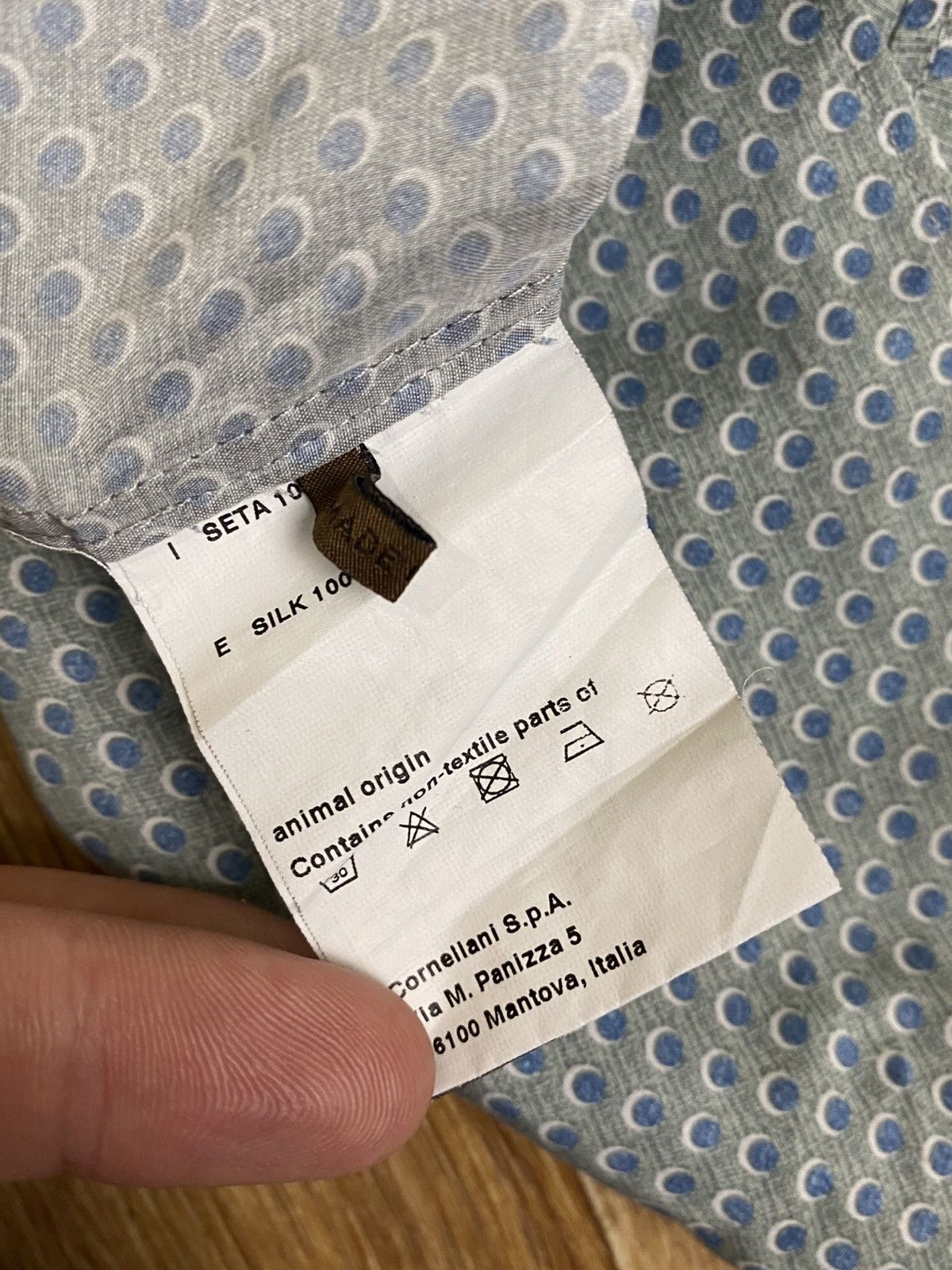 Corneliani Corneliani Silk Button Shirt Size: 15 Size US M / EU 48-50 / 2 - 6 Thumbnail
