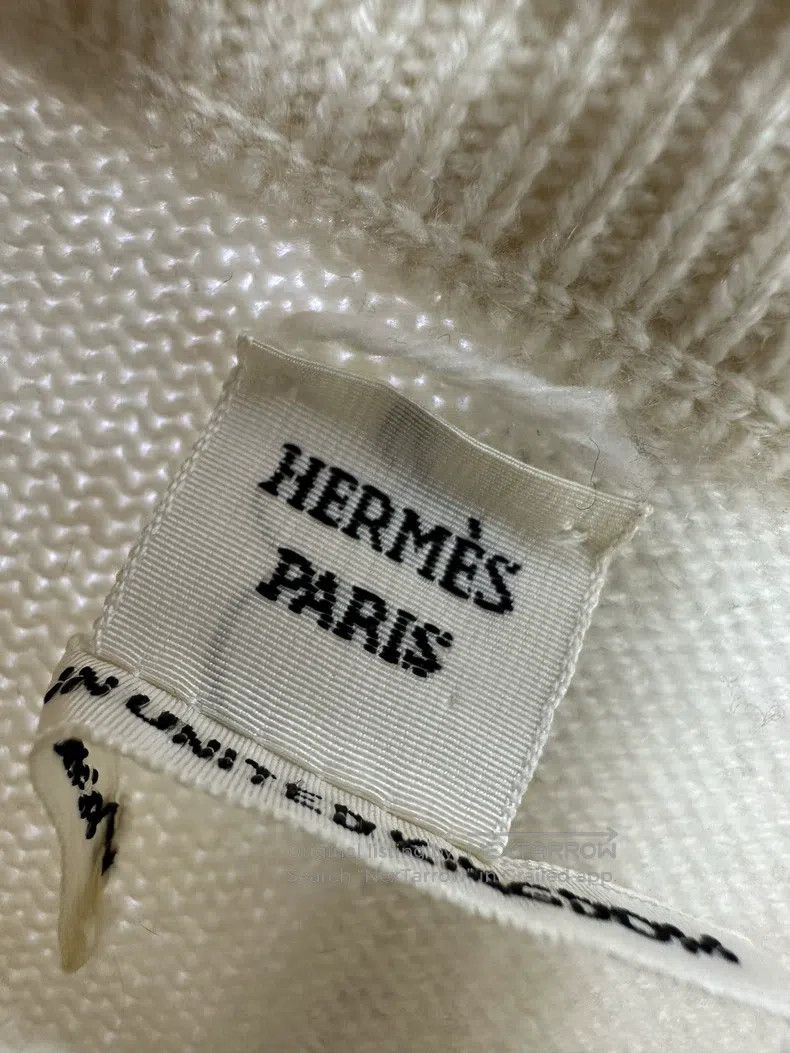 Hermes Hermes Beige Cashmere Knit Sweater Size XS / US 0-2 / IT 36-38 - 3 Thumbnail